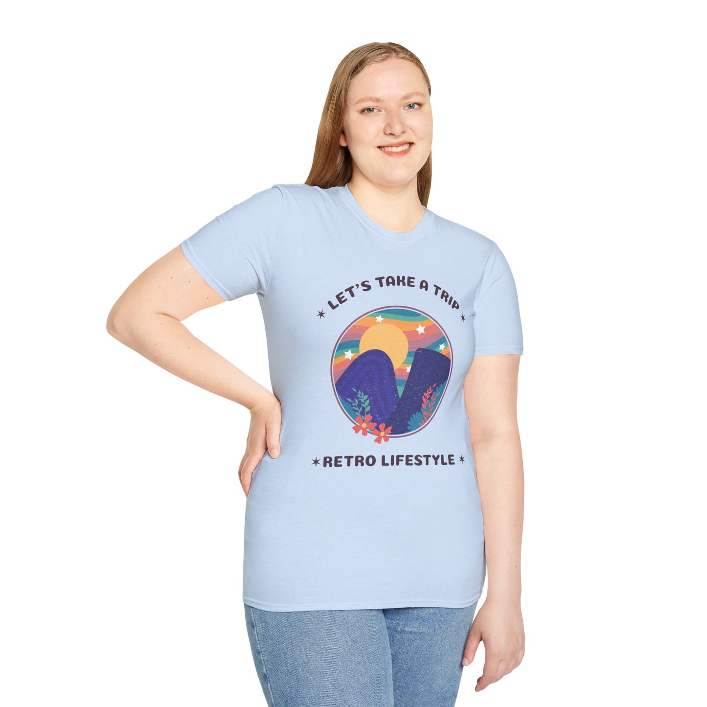 Retro T Shirt, Retro Design Shirt, Retro Art Tee Shirt, T-shirt with Retro Style