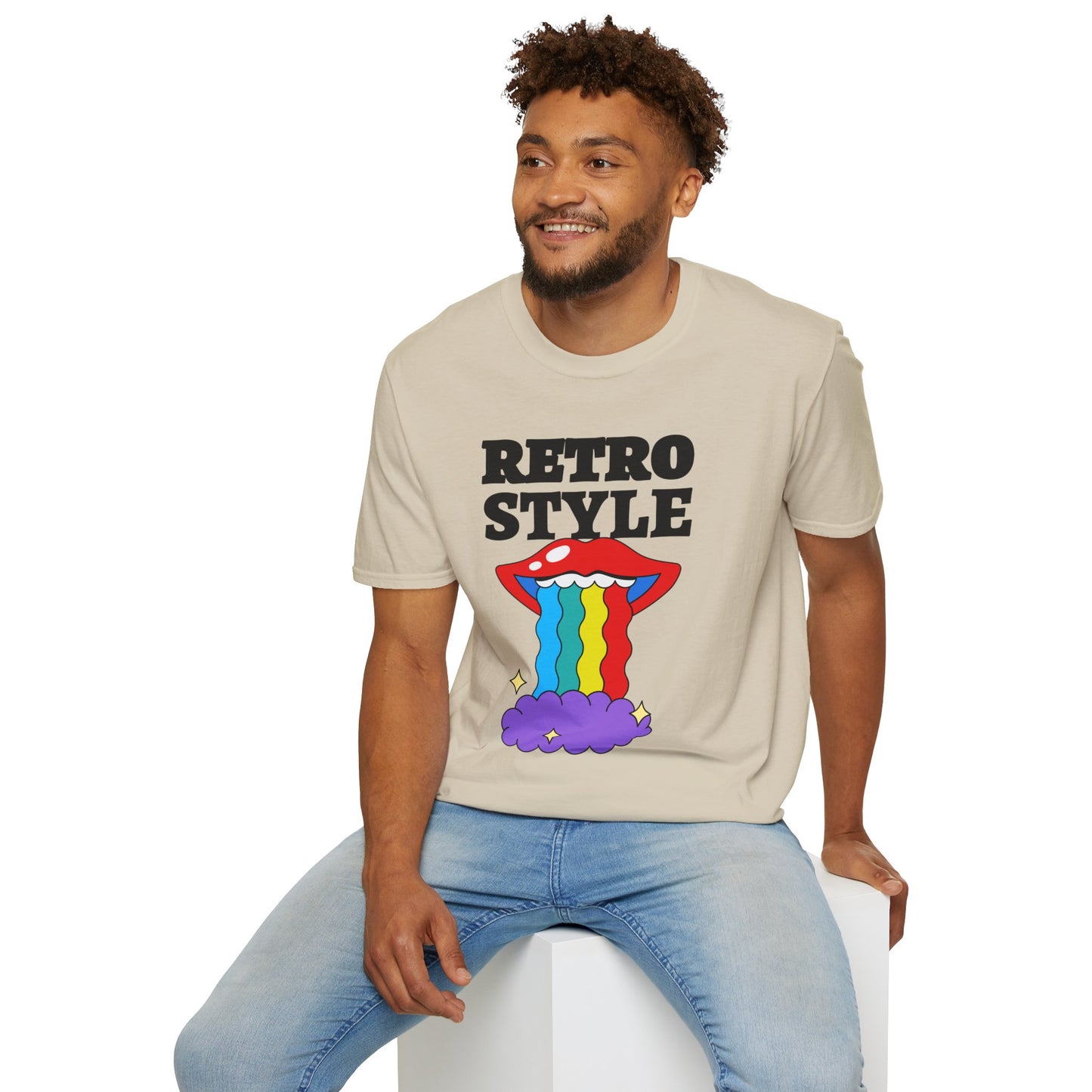 Retro T Shirt, Retro Design Shirt, Retro Art Tee Shirt, T-shirt with Retro Style