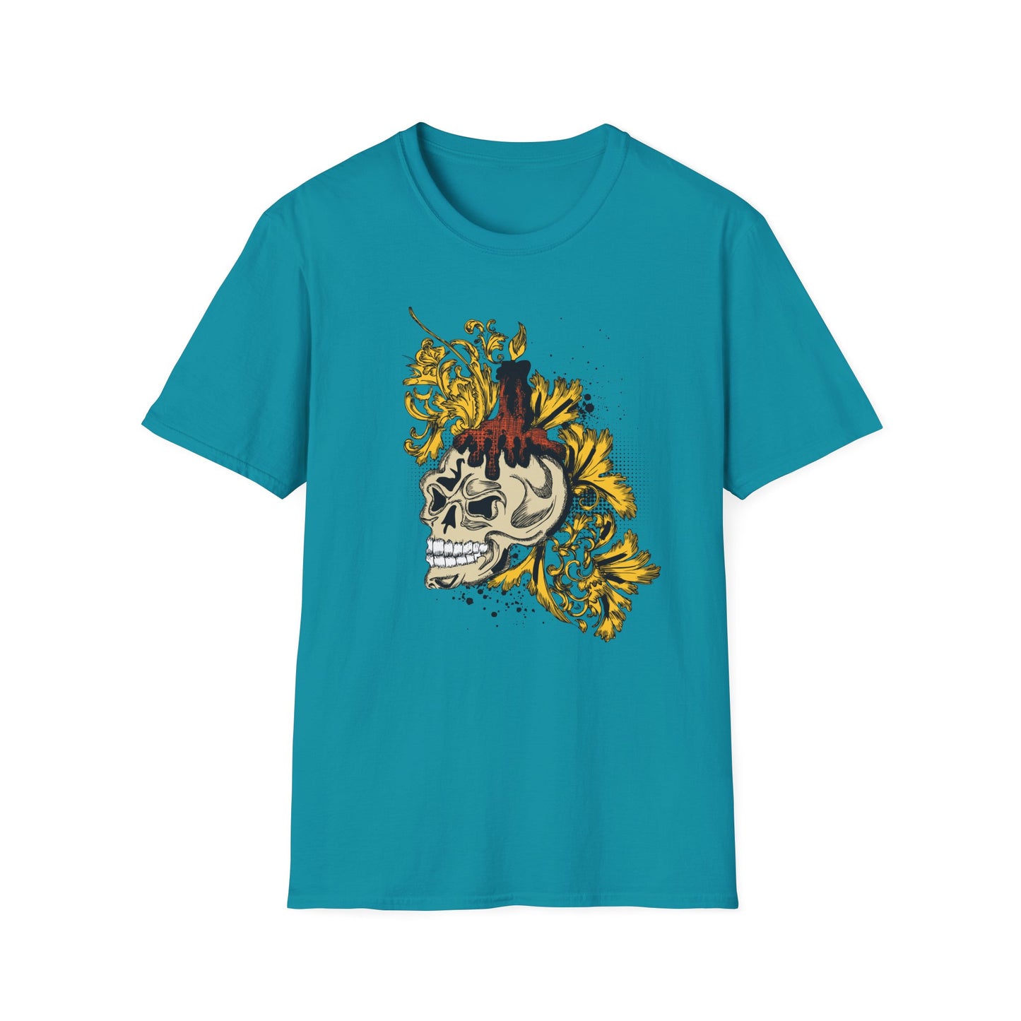Skull T Shirt, Skull Design Shirt, Skull Art Tee Shirt, T-shirt with Skull 1