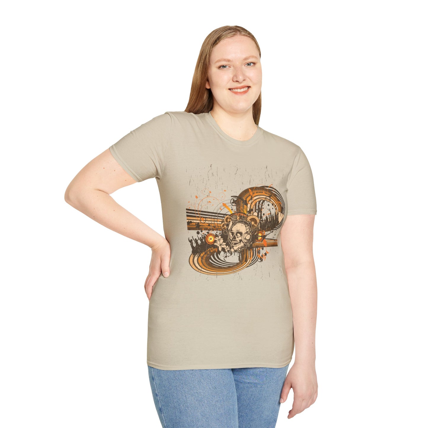 Skull T Shirt, Skull Design Shirt, Skull Art Tee Shirt, T-shirt with Skull 3