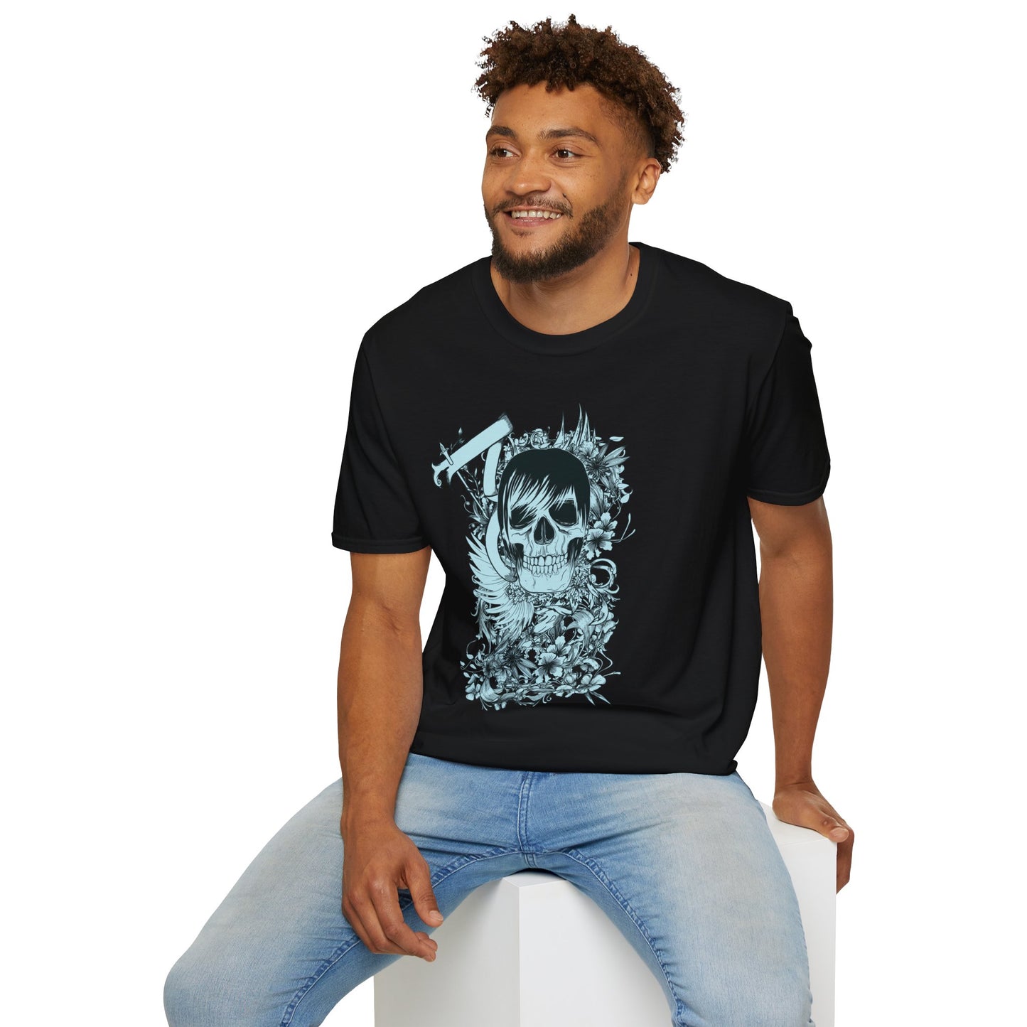 Skull T Shirt, Skull Design Shirt, Skull Art Tee Shirt, T-shirt with Skull 5