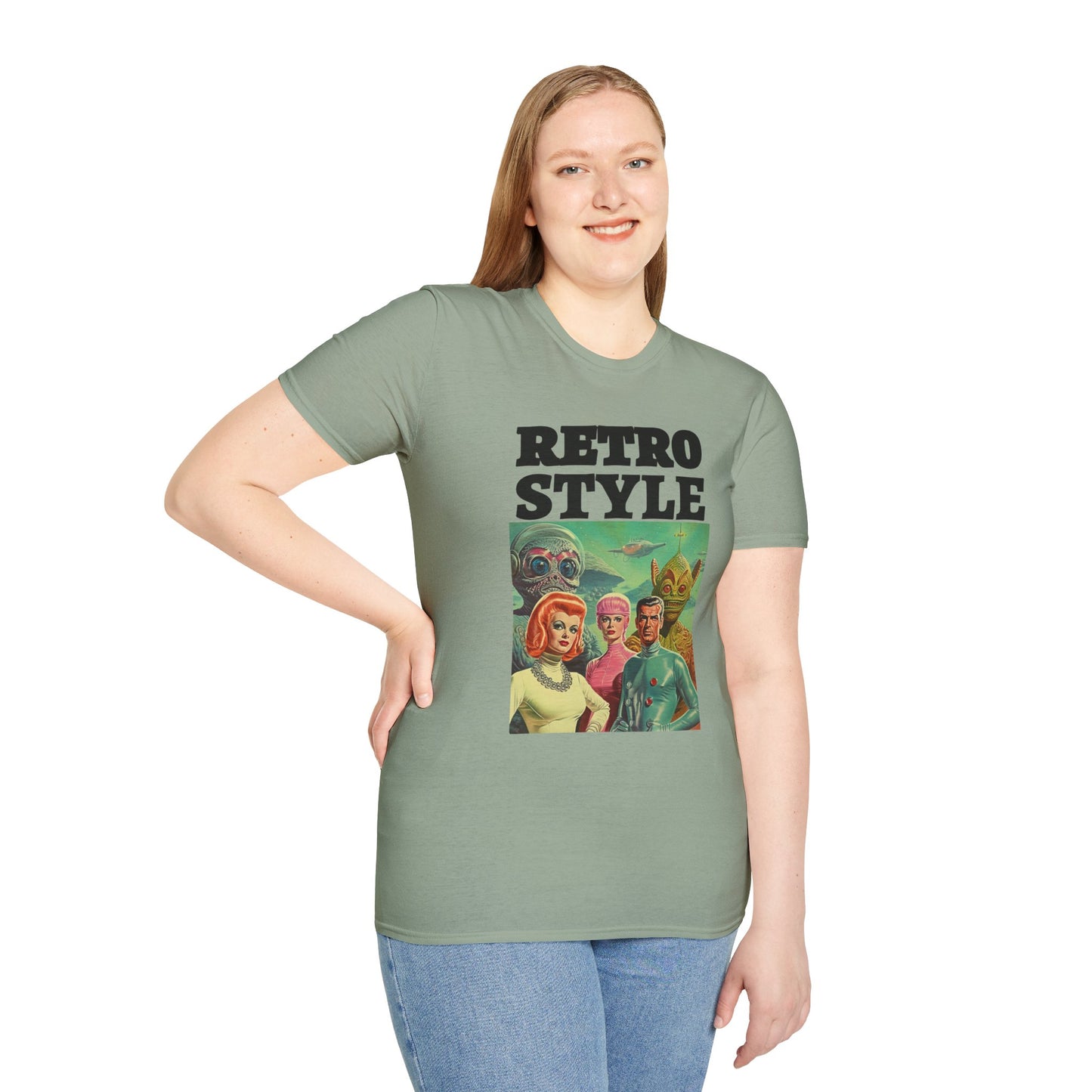 Retro T Shirt, Retro Design Shirt, Retro Art Tee Shirt, T-shirt with Retro Style