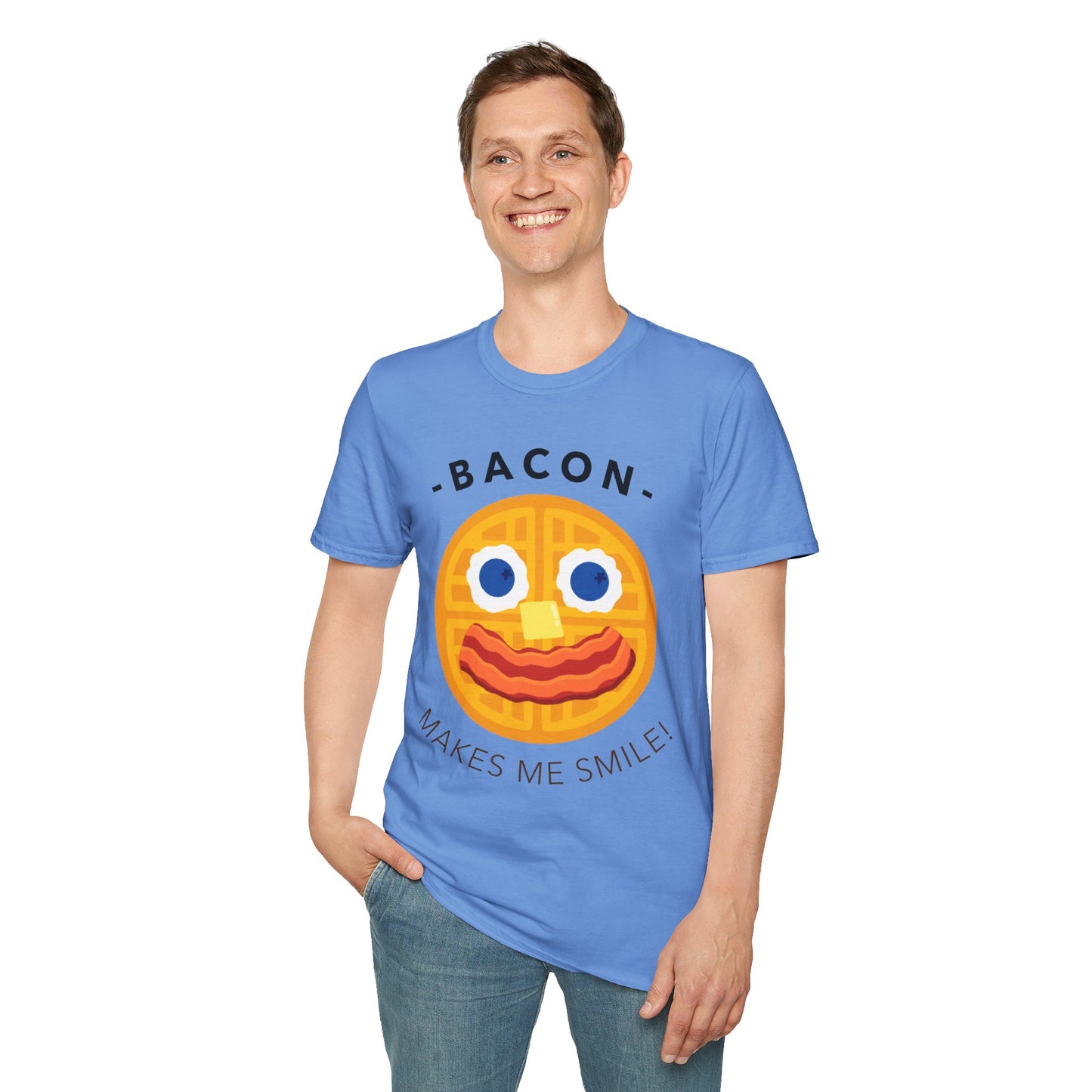Food Tees, Funny Food T Shirts, Funny T Shirts, Bacon and Egg T Shirt, Egg and Bacon Shirt
