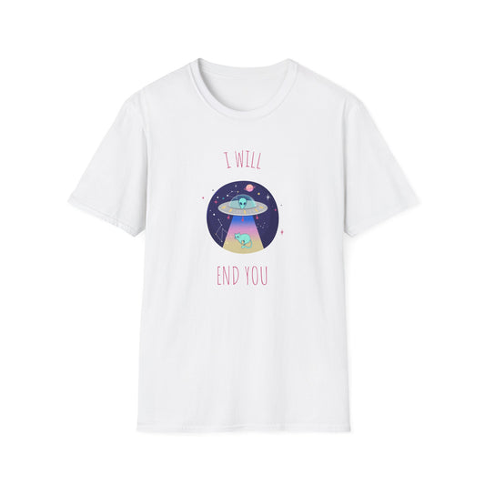 Funny T Shirts UFO Tees Funny Aliens Shirt
