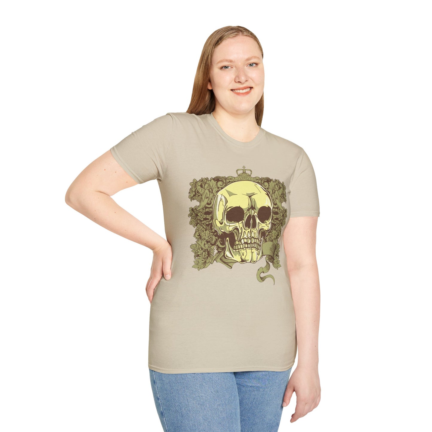 Skull T Shirt, Skull Design Shirt, Skull Art Tee Shirt, T-shirt with Skull 2