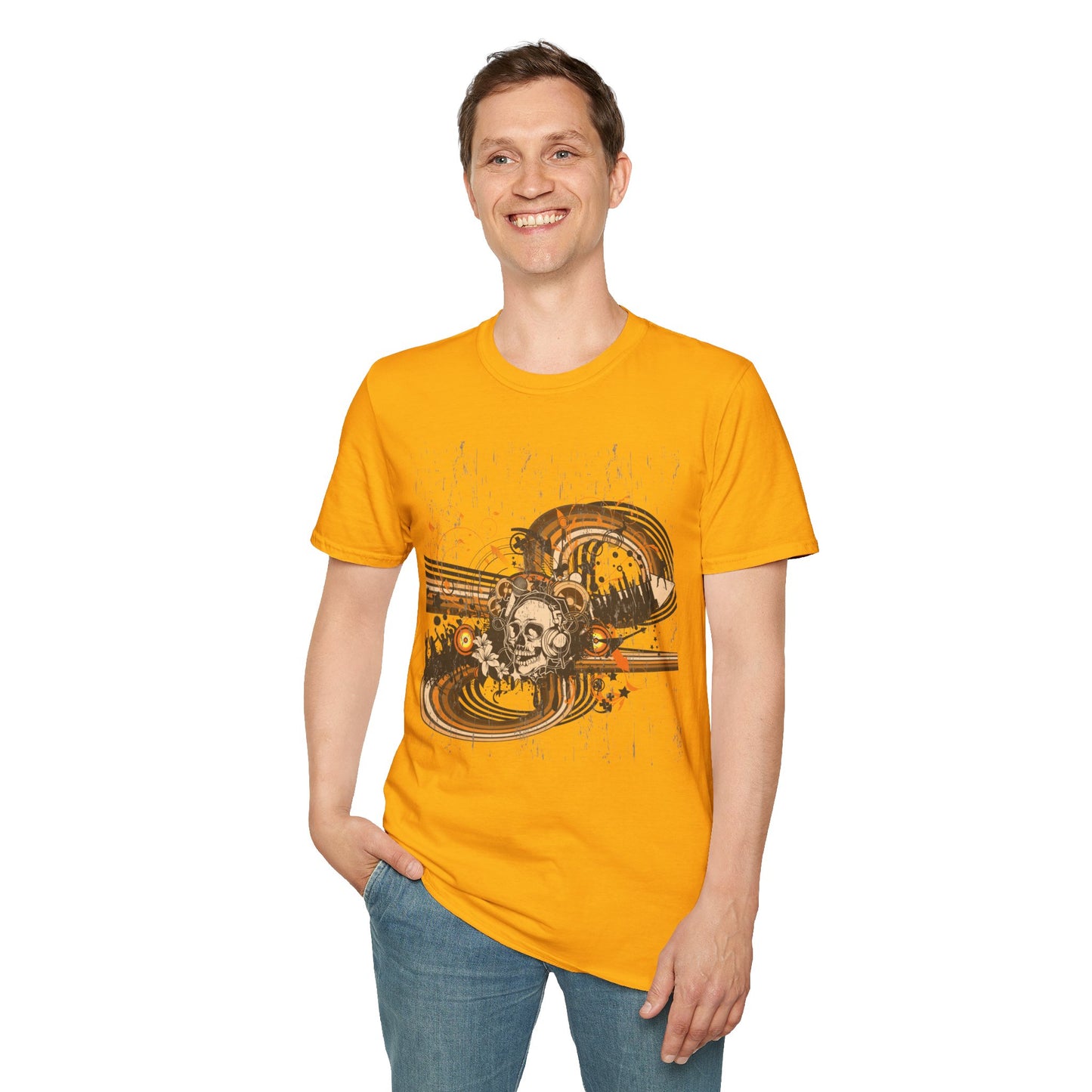 Skull T Shirt, Skull Design Shirt, Skull Art Tee Shirt, T-shirt with Skull 3