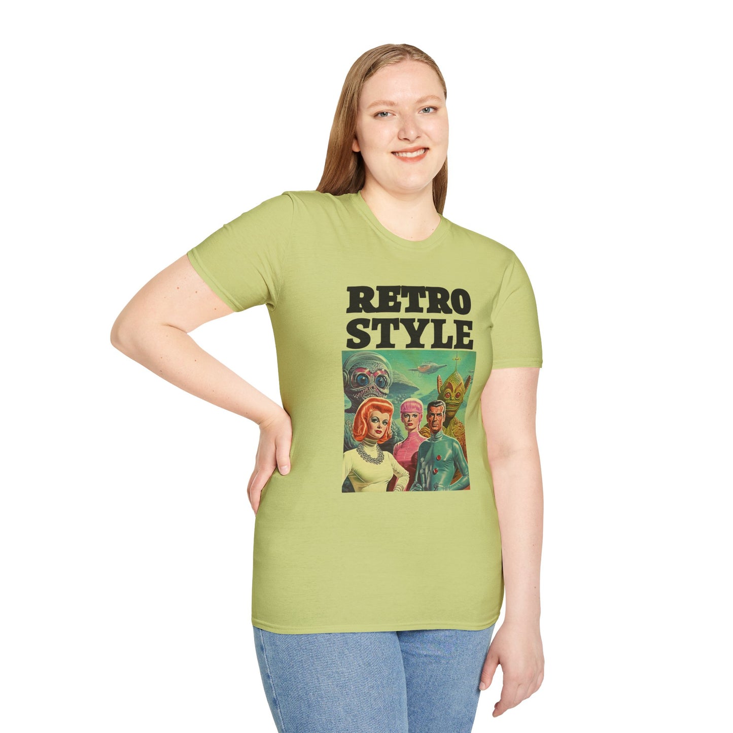 Retro T Shirt, Retro Design Shirt, Retro Art Tee Shirt, T-shirt with Retro Style
