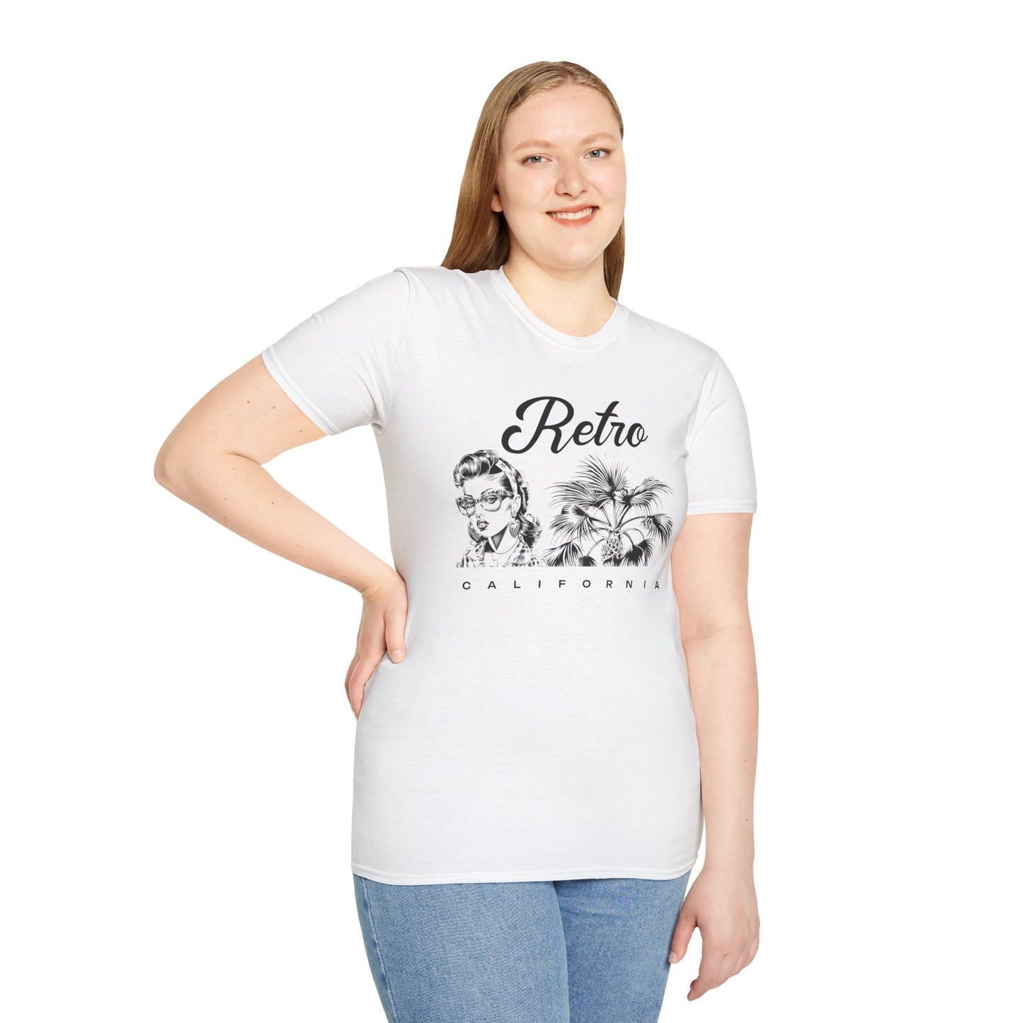 Retro T Shirt, Retro Design Shirt, Retro Art Tee Shirt, T-shirt with Retro Style