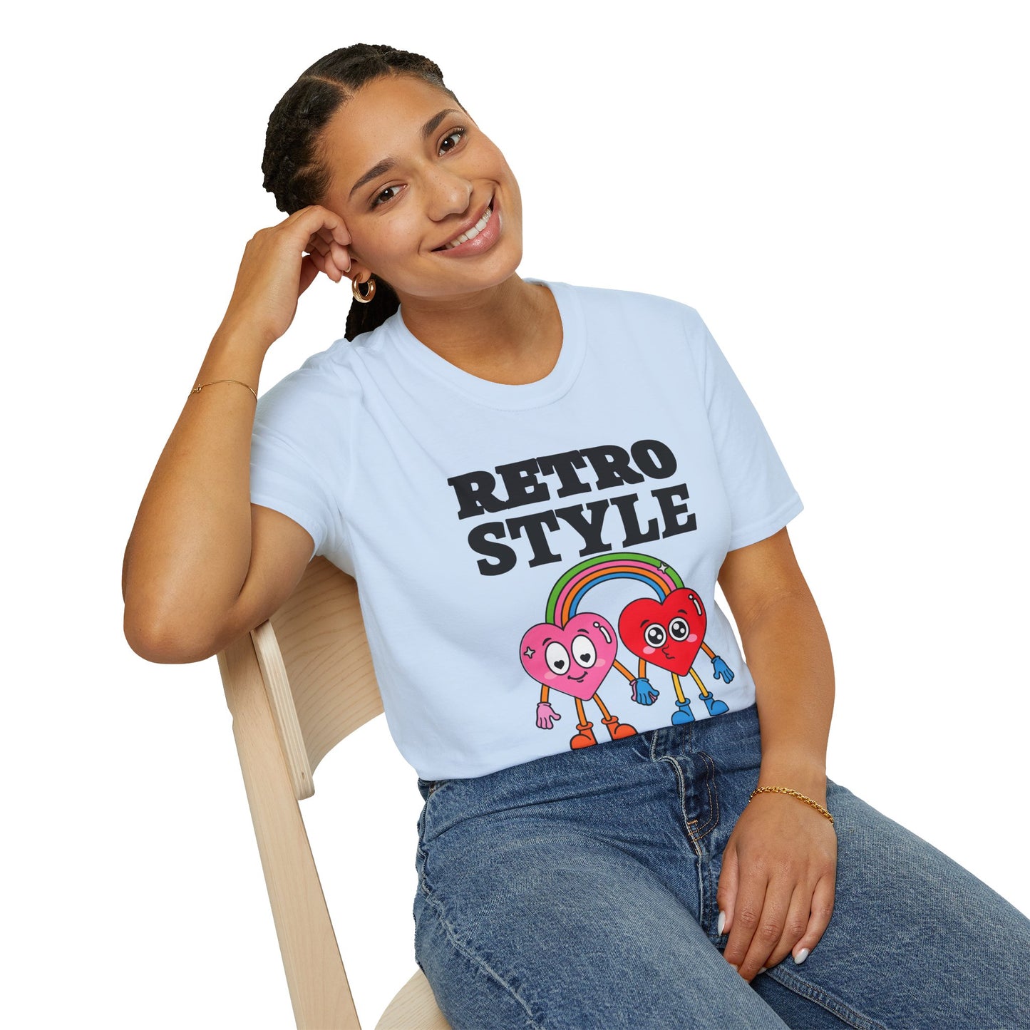 Retro T Shirt, Retro Design Shirt, Retro Art Tee Shirt, T-shirt with Retro Style