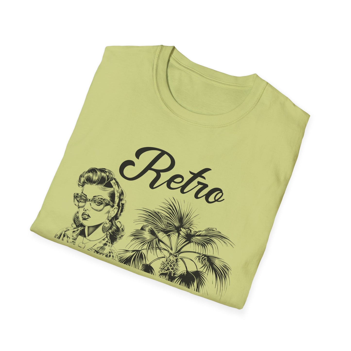 Retro T Shirt, Retro Design Shirt, Retro Art Tee Shirt, T-shirt with Retro Style