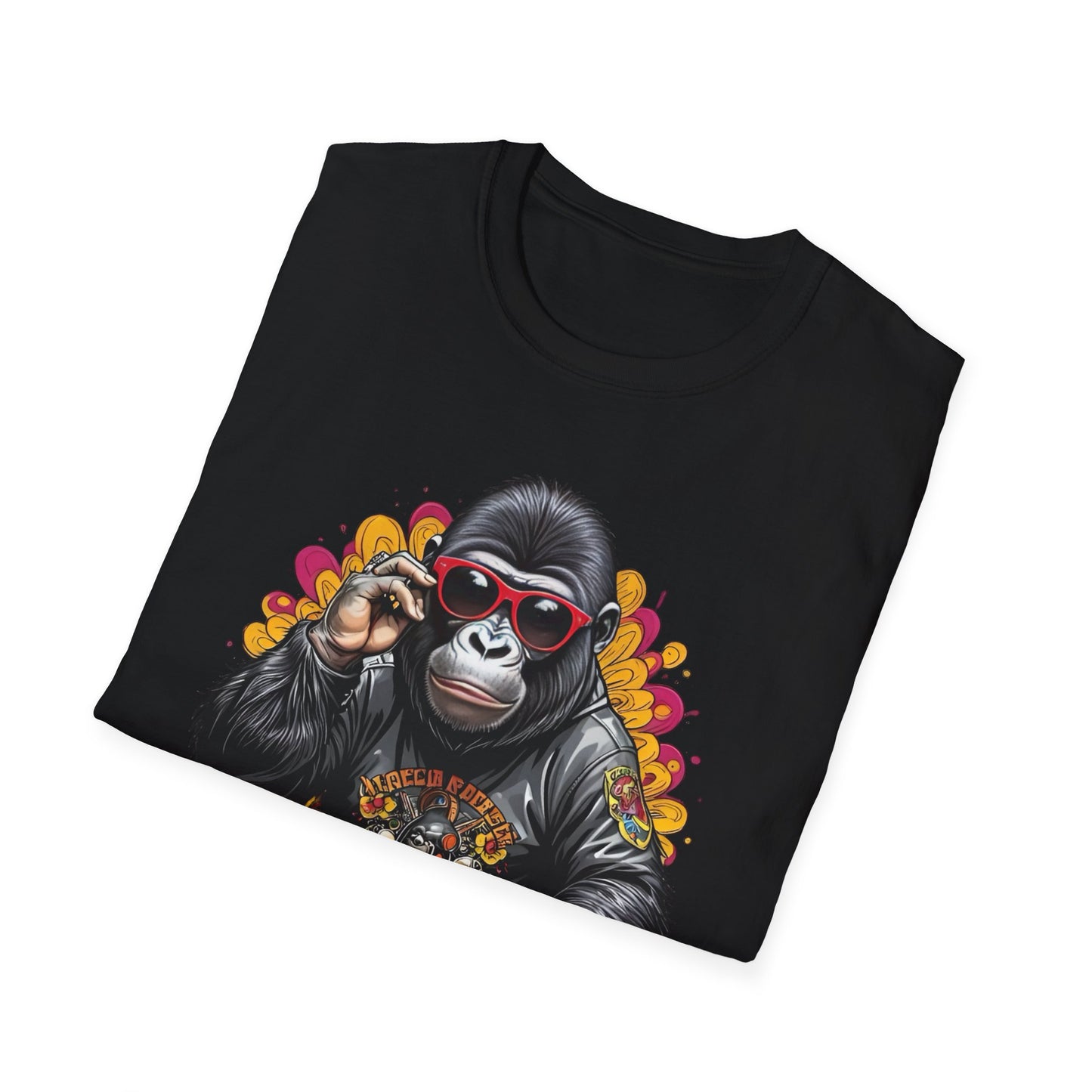 Animals Tees, Funny Animals Shirt, T Shirts with Funny Animals, T-Shirt with Gorilla, Monkey Tees