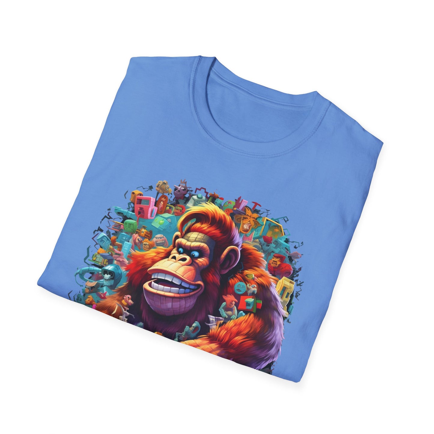 Animals Tees, Funny Animals Shirt, T Shirts with Funny Animals, T-Shirt with Gorilla, Monkey Tees
