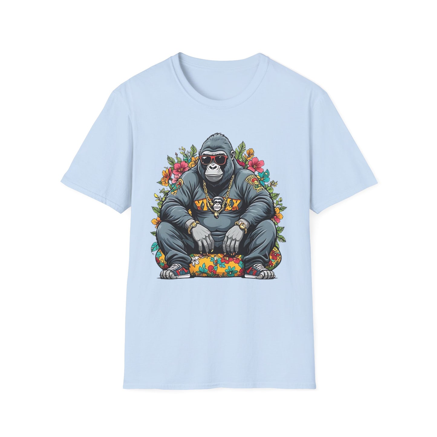 Animals Tees, Funny Animals Shirt, T Shirts with Funny Animals, T-Shirt with Gorilla, Monkey Tees