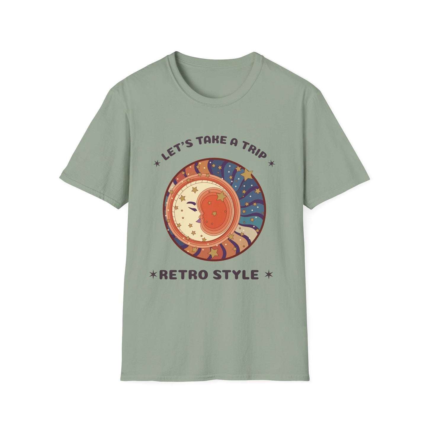 Retro T Shirt, Retro Design Shirt, Retro Art Tee Shirt, T-shirt with Retro Style