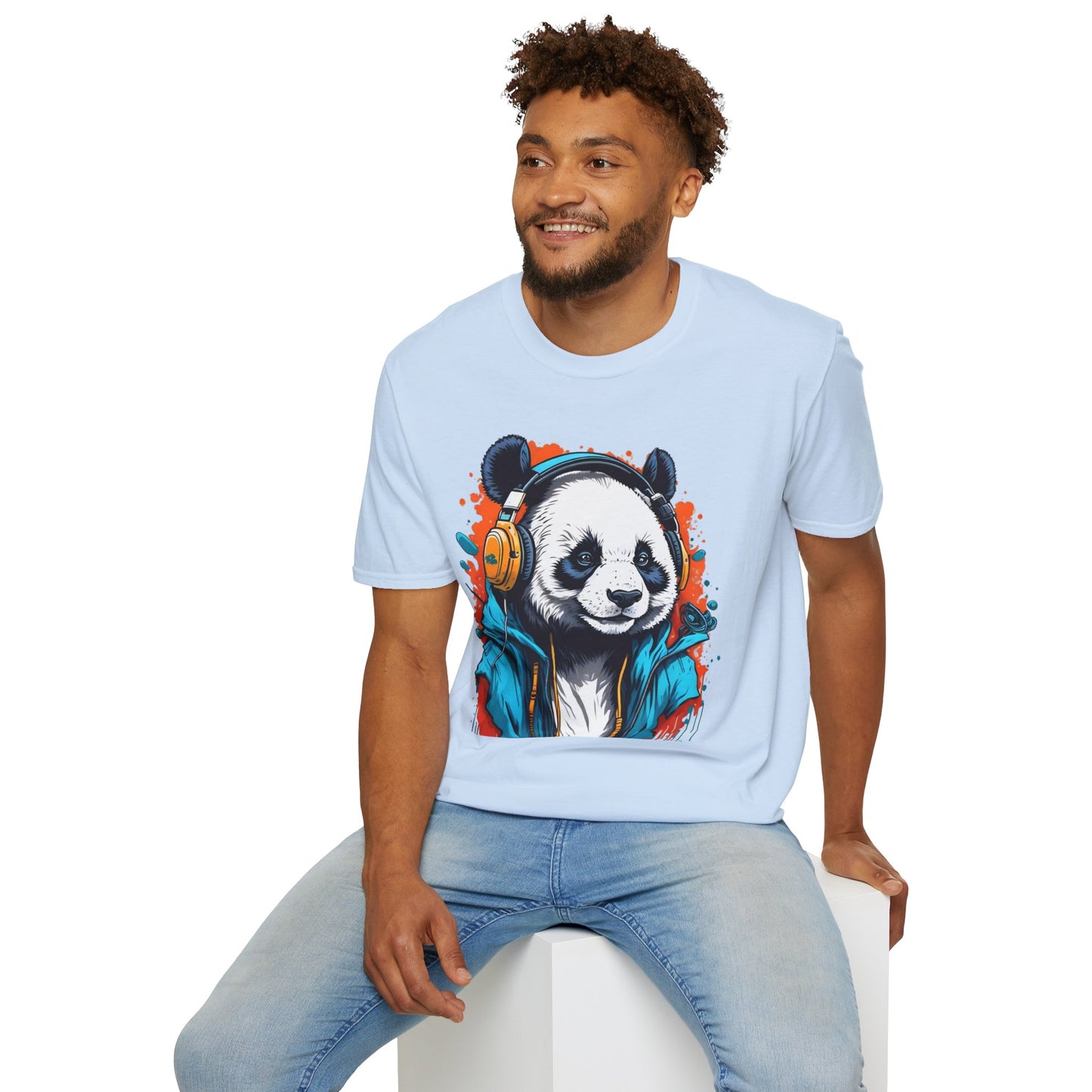 Animals Tees, Funny Animals Shirt, T Shirts with Funny Animals, T-Shirt with Panda, Panda Tees