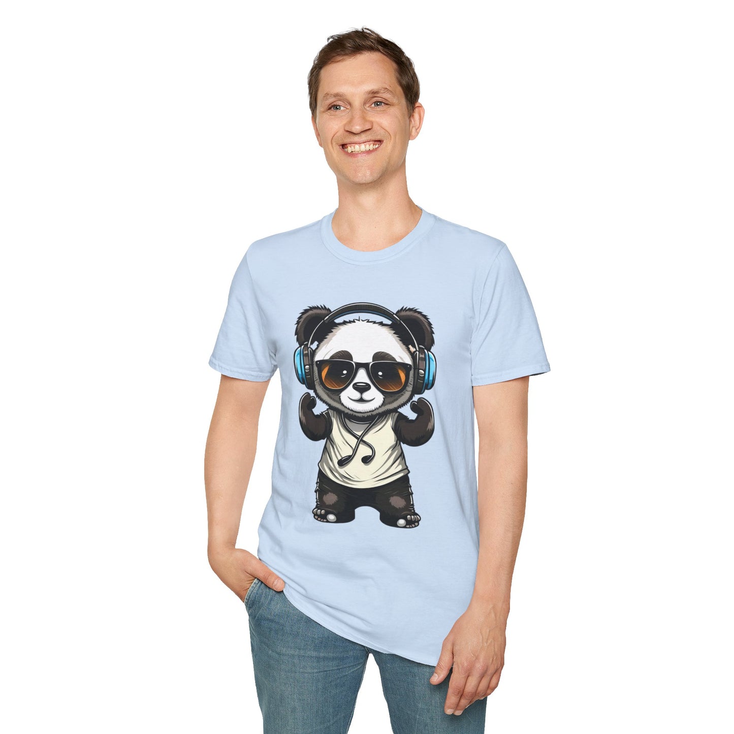 Animals Tees, Funny Animals Shirt, T Shirts with Funny Animals, T-Shirt with Panda, Panda Tees