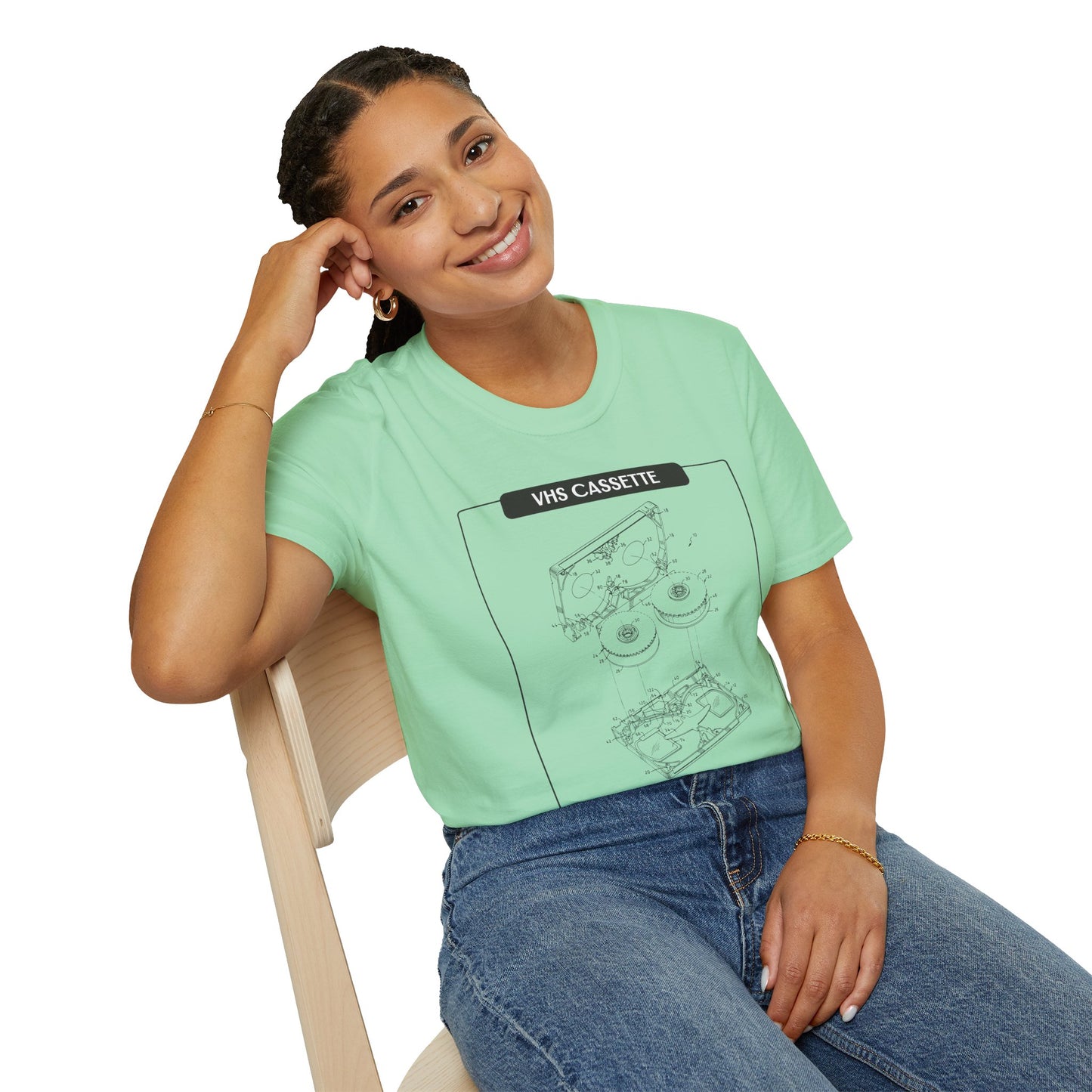 Retro T Shirt, Retro Design Shirt, Retro Art Tee Shirt, T-shirt with Retro Style