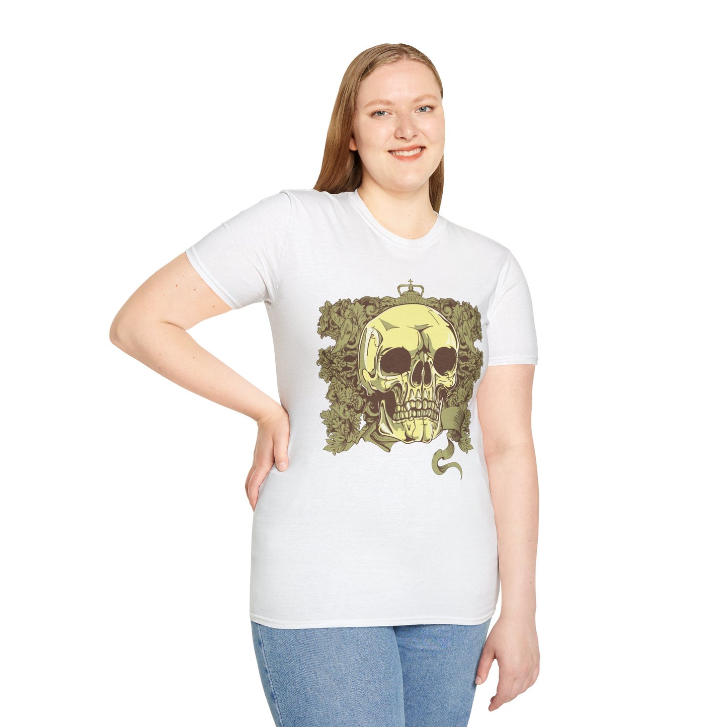 Skull T Shirt, Skull Design Shirt, Skull Art Tee Shirt, T-shirt with Skull 2
