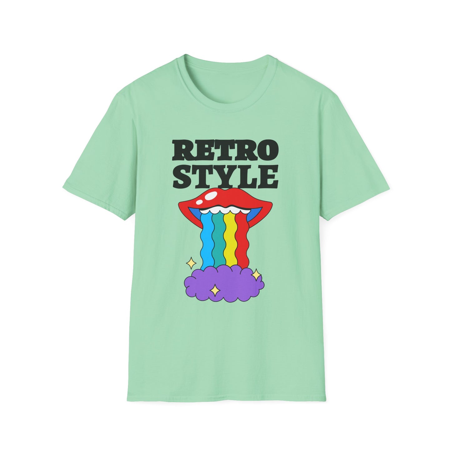 Retro T Shirt, Retro Design Shirt, Retro Art Tee Shirt, T-shirt with Retro Style