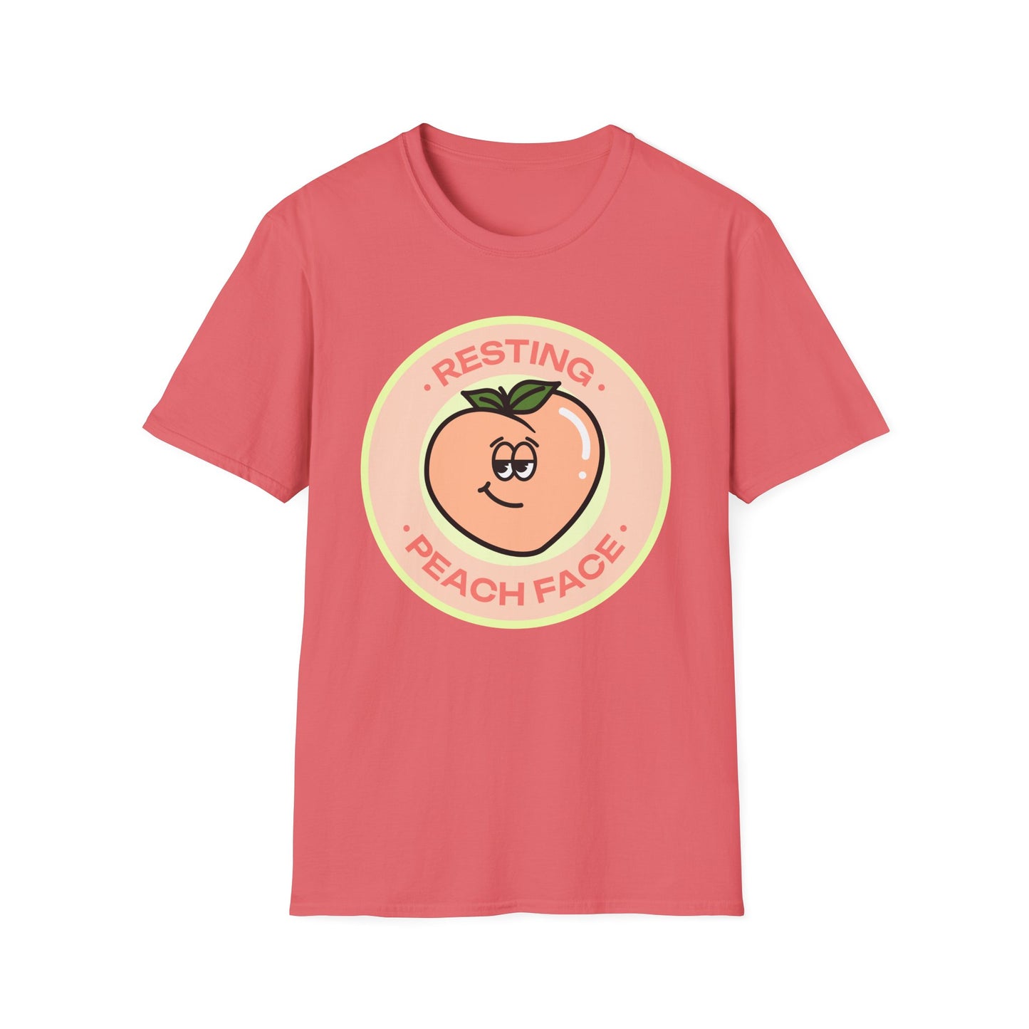 Food Tees, Funny Food T Shirts, Funny T Shirts, Shirt with Fruits, Shirt with Peach
