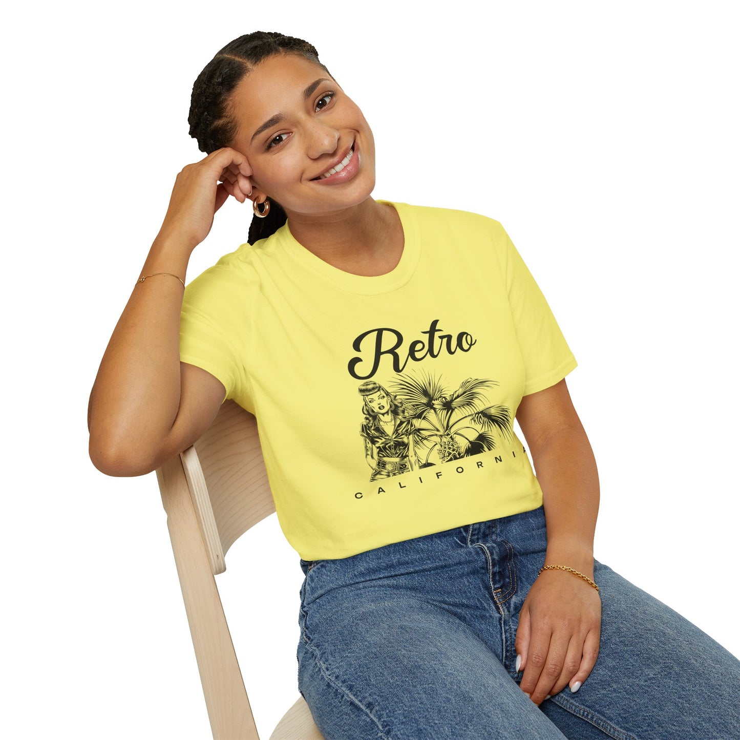 Retro T Shirt, Retro Design Shirt, Retro Art Tee Shirt, T-shirt with Retro Style