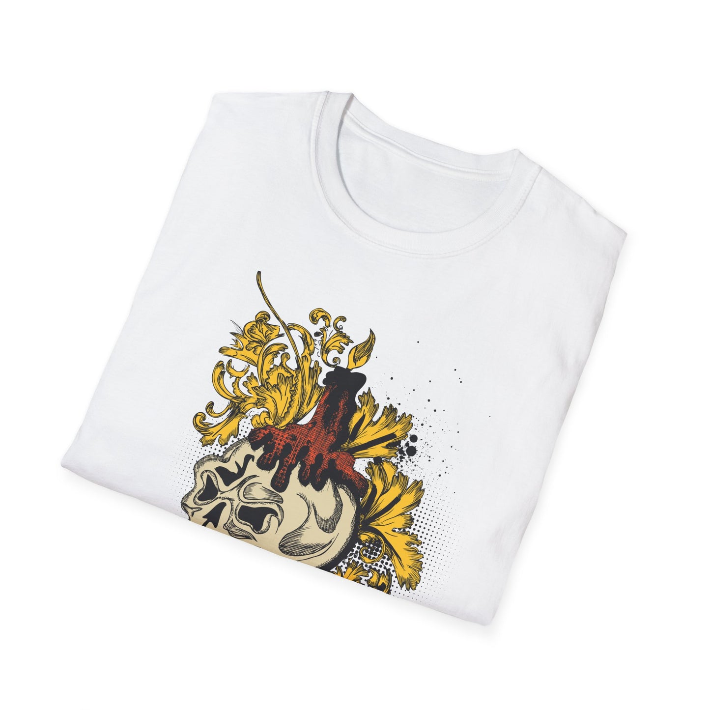Skull T Shirt, Skull Design Shirt, Skull Art Tee Shirt, T-shirt with Skull 1