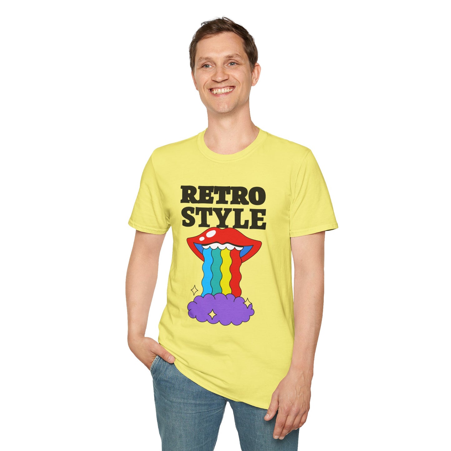 Retro T Shirt, Retro Design Shirt, Retro Art Tee Shirt, T-shirt with Retro Style