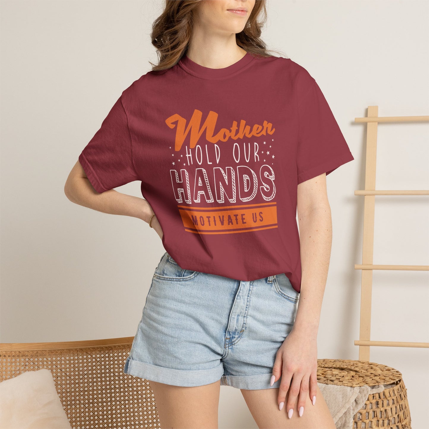 Mom T-shirt Mother Day Mama Tee Unisex Comfort Colors Garment-Dyed Cotton h48
