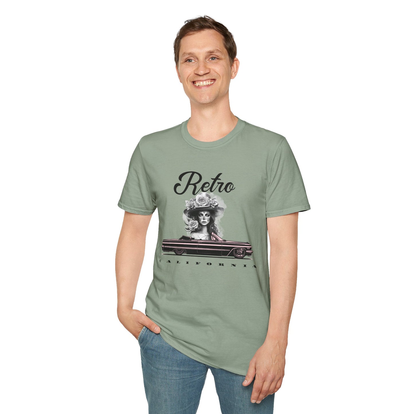 Retro T Shirt, Retro Design Shirt, Retro Art Tee Shirt, T-shirt with Retro Style