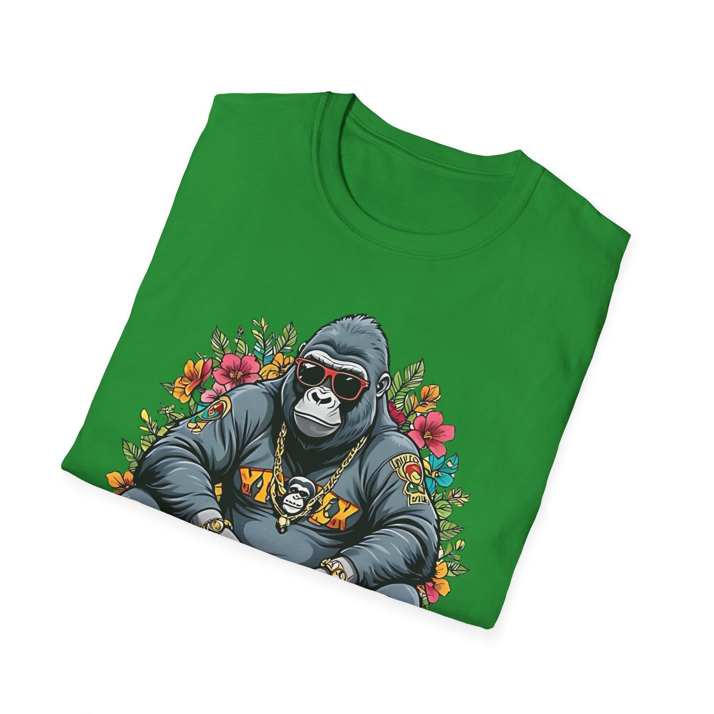 Animals Tees, Funny Animals Shirt, T Shirts with Funny Animals, T-Shirt with Gorilla, Monkey Tees