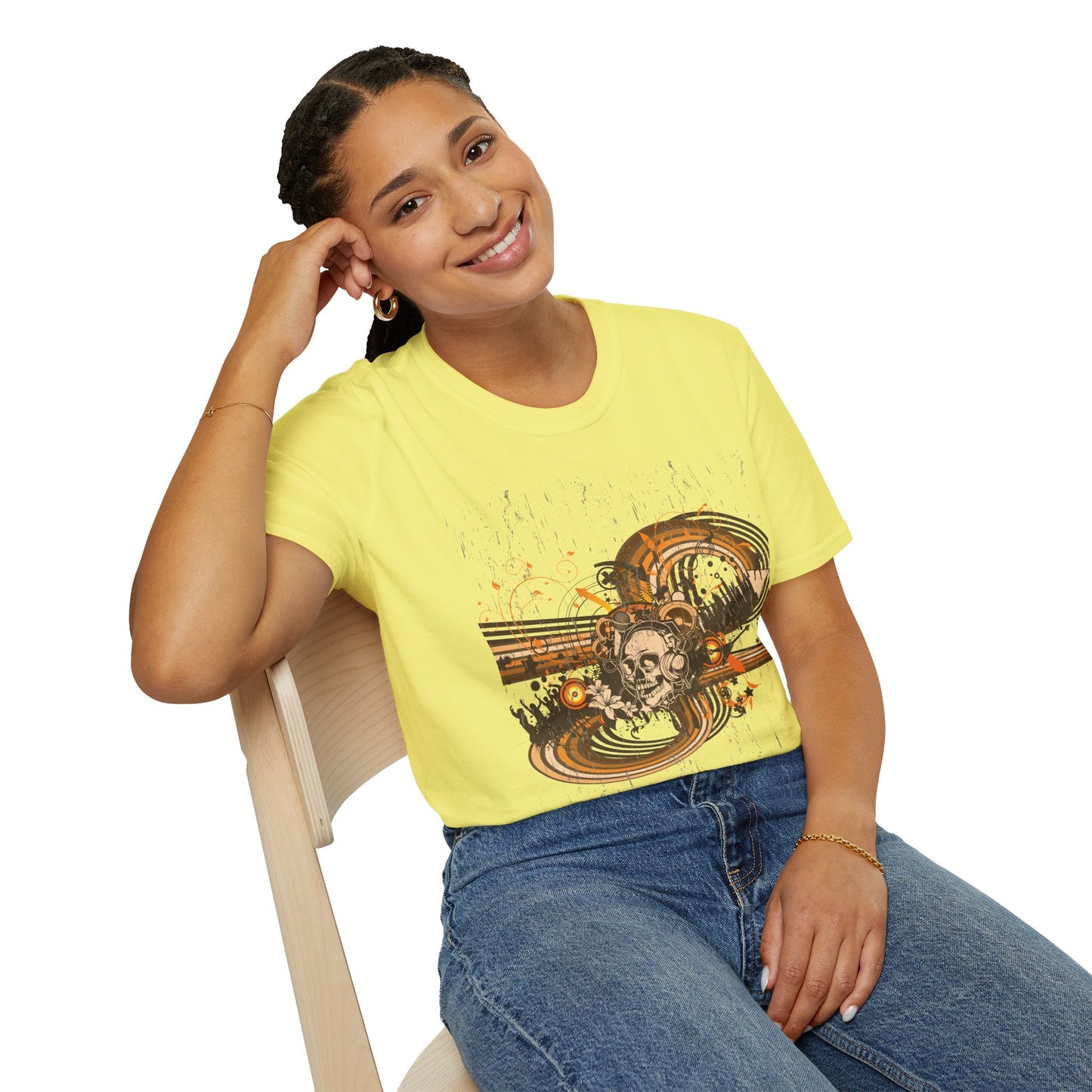 Skull T Shirt, Skull Design Shirt, Skull Art Tee Shirt, T-shirt with Skull 3