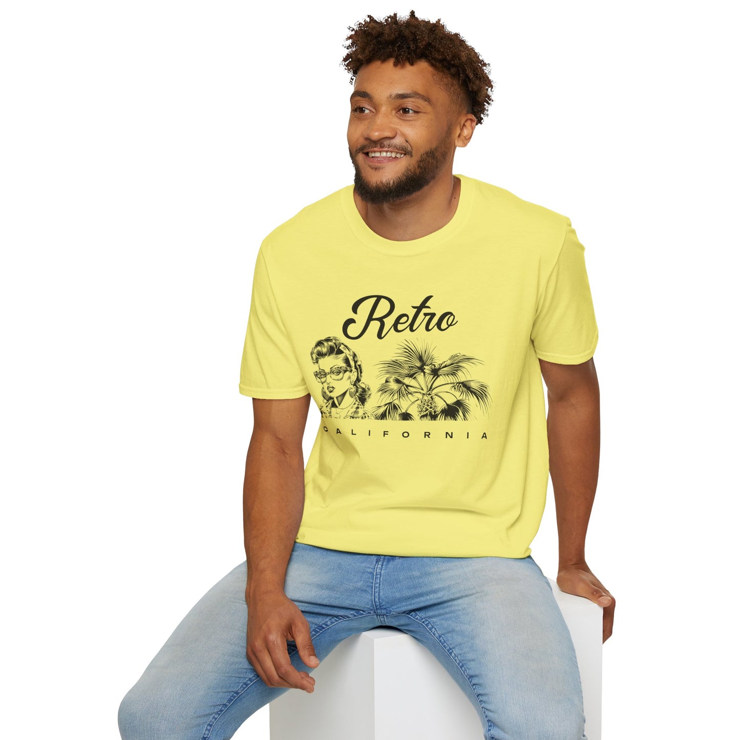 Retro T Shirt, Retro Design Shirt, Retro Art Tee Shirt, T-shirt with Retro Style