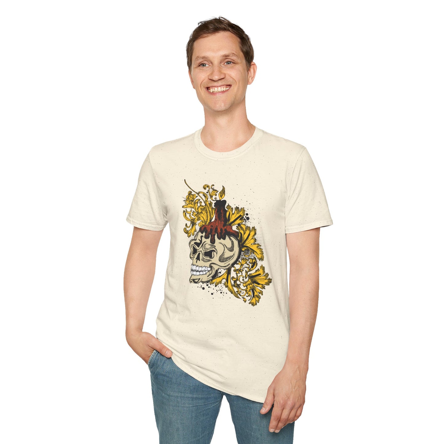 Skull T Shirt, Skull Design Shirt, Skull Art Tee Shirt, T-shirt with Skull 1