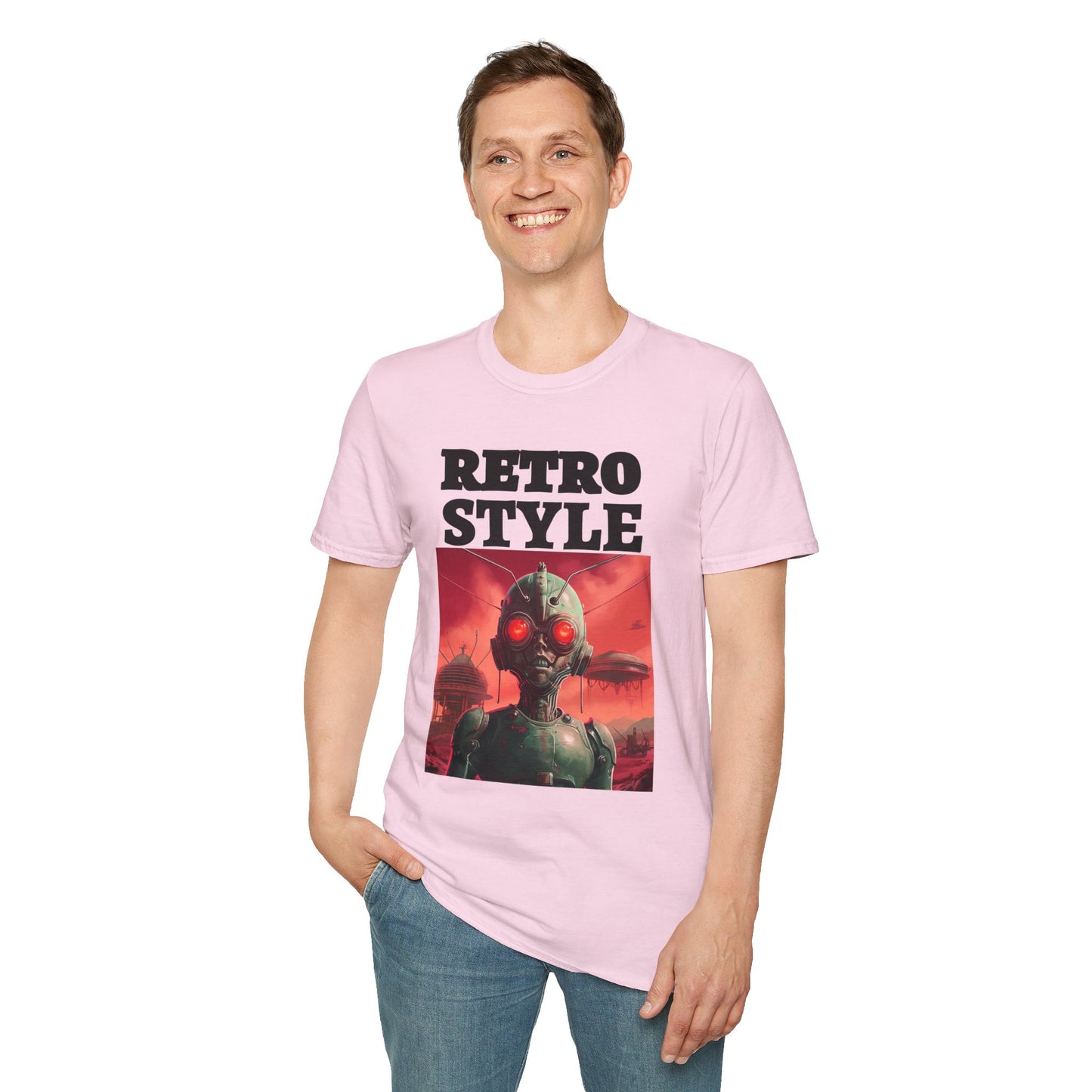 Retro T Shirt, Retro Design Shirt, Retro Art Tee Shirt, T-shirt with Retro Style