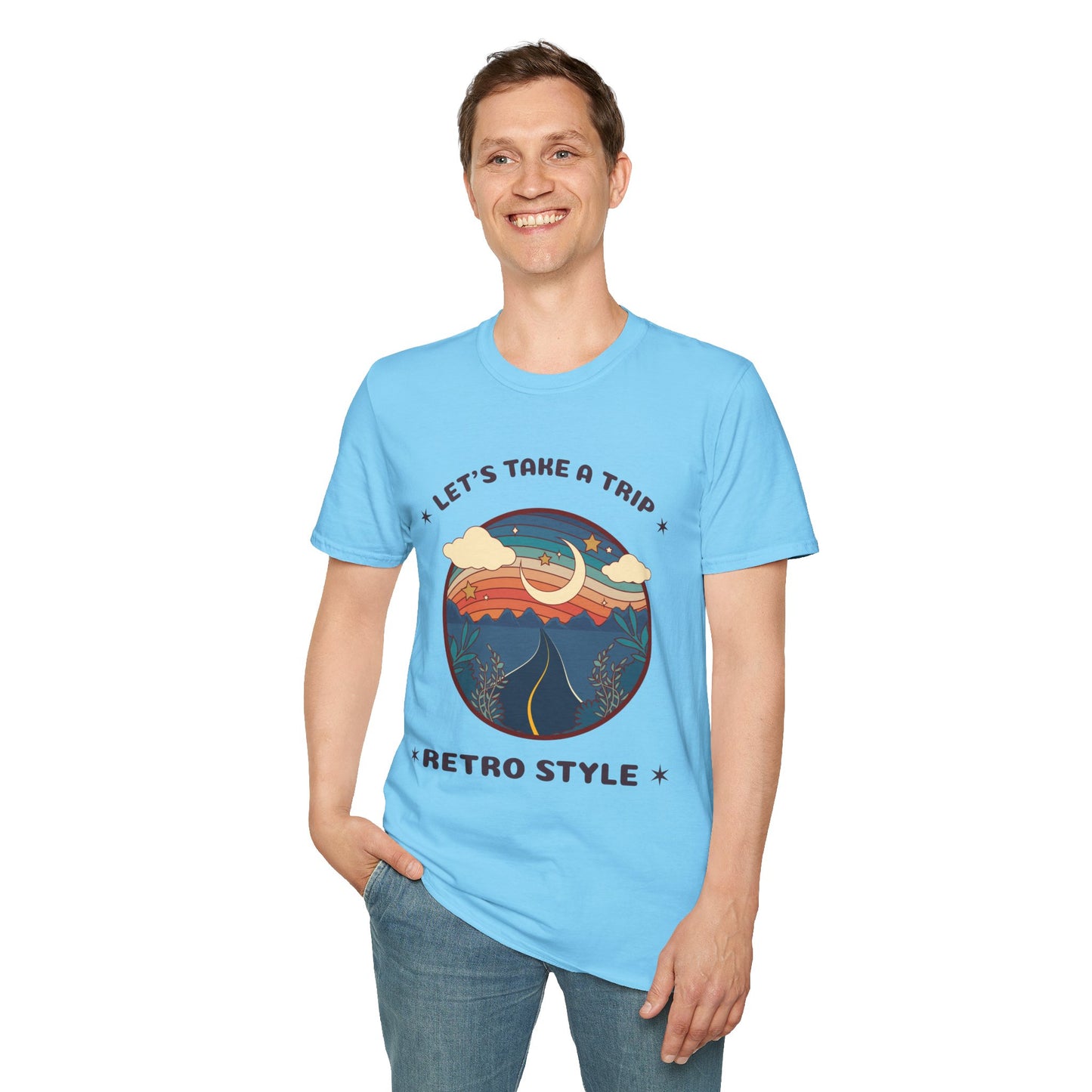 Retro T Shirt, Retro Design Shirt, Retro Art Tee Shirt, T-shirt with Retro Style