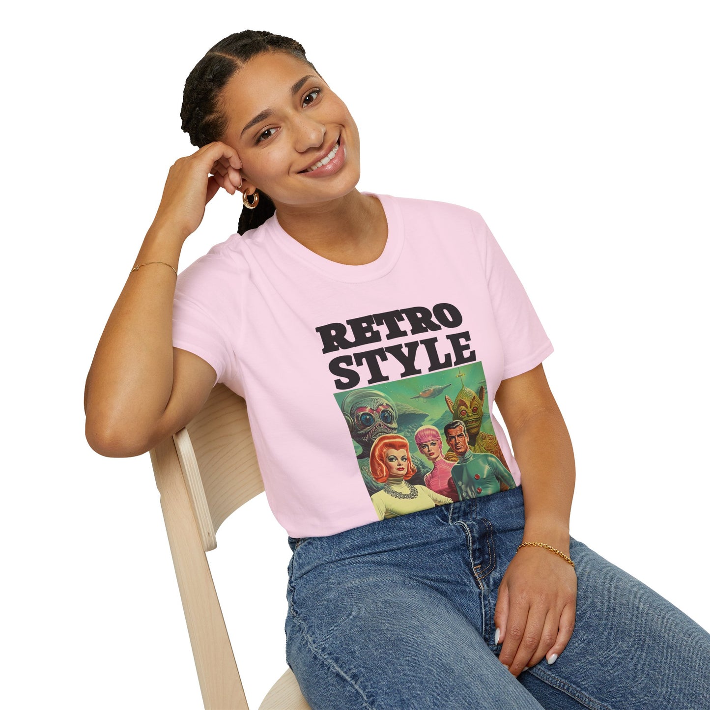Retro T Shirt, Retro Design Shirt, Retro Art Tee Shirt, T-shirt with Retro Style