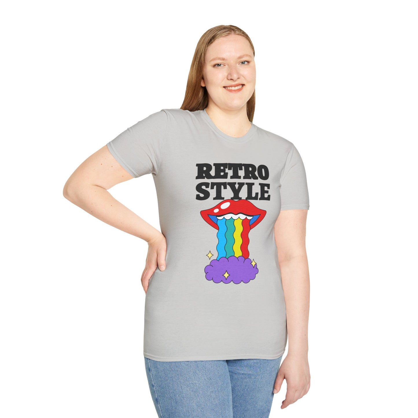 Retro T Shirt, Retro Design Shirt, Retro Art Tee Shirt, T-shirt with Retro Style