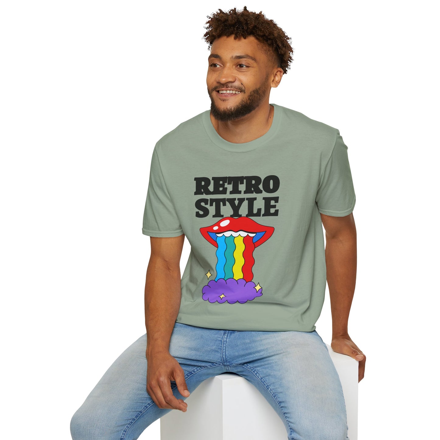 Retro T Shirt, Retro Design Shirt, Retro Art Tee Shirt, T-shirt with Retro Style