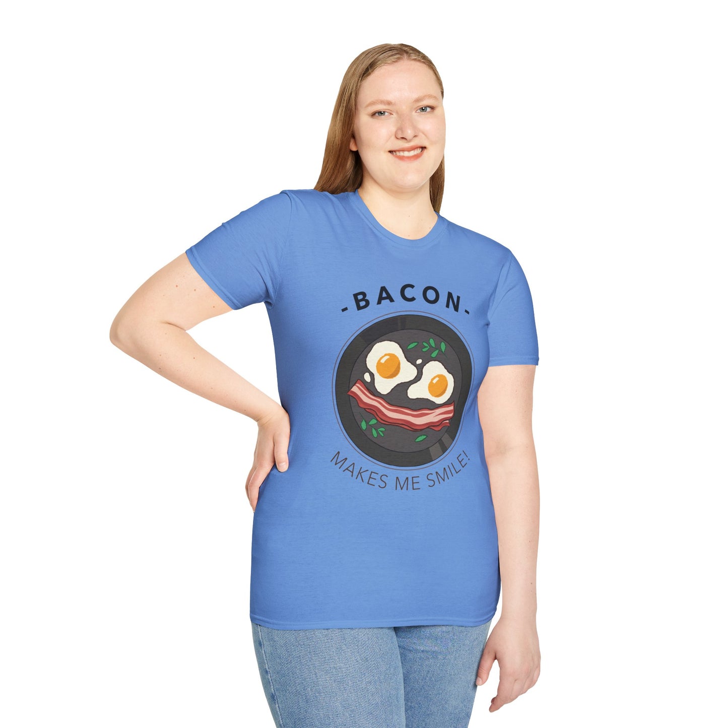 Food Tees, Funny Food T Shirts, Funny T Shirts, Bacon and Egg T Shirt, Egg and Bacon Shirt