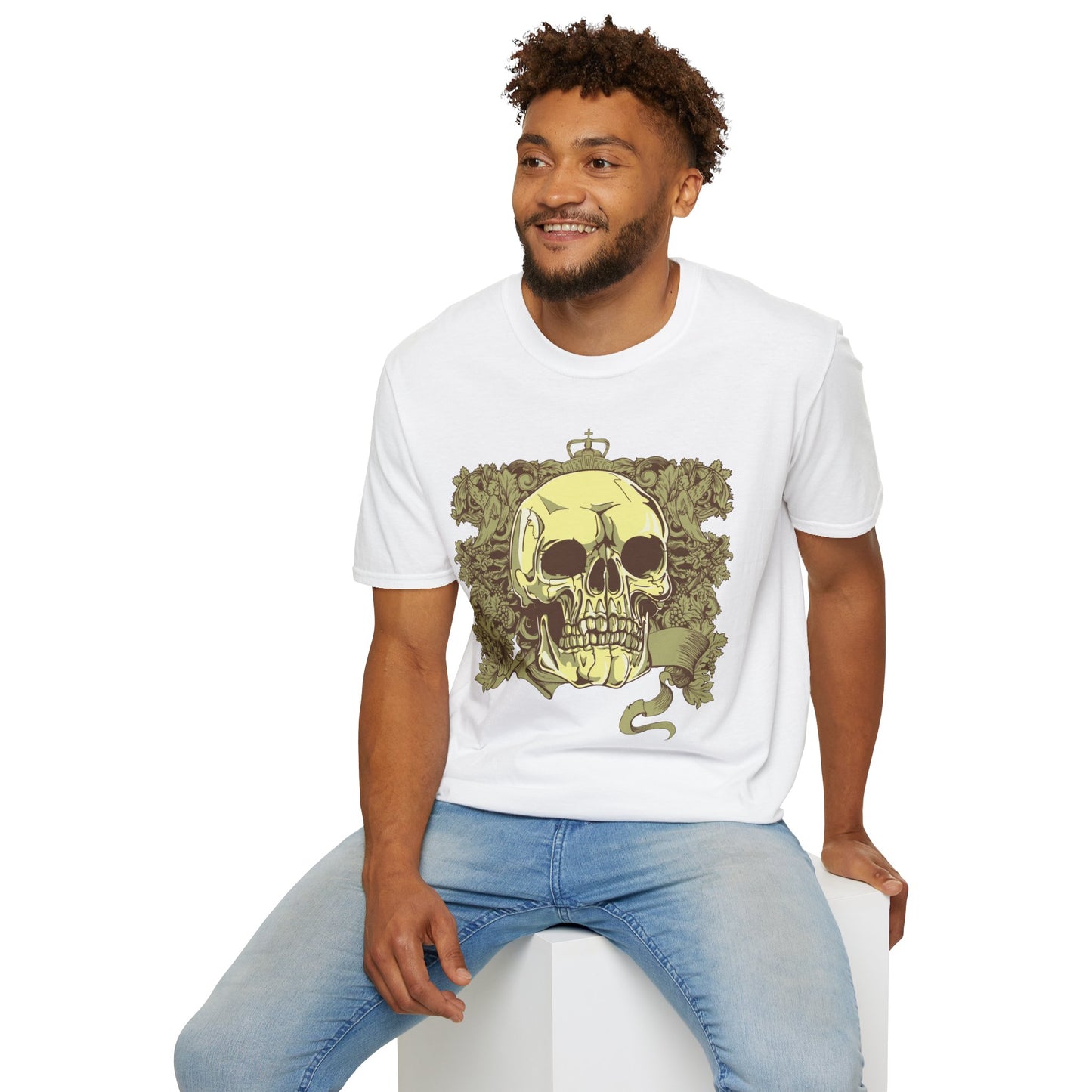 Skull T Shirt, Skull Design Shirt, Skull Art Tee Shirt, T-shirt with Skull 2