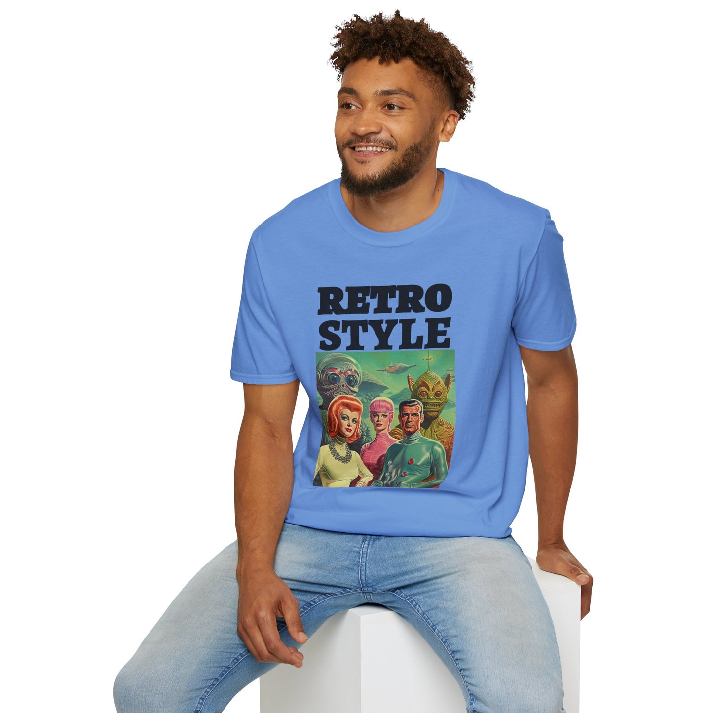 Retro T Shirt, Retro Design Shirt, Retro Art Tee Shirt, T-shirt with Retro Style