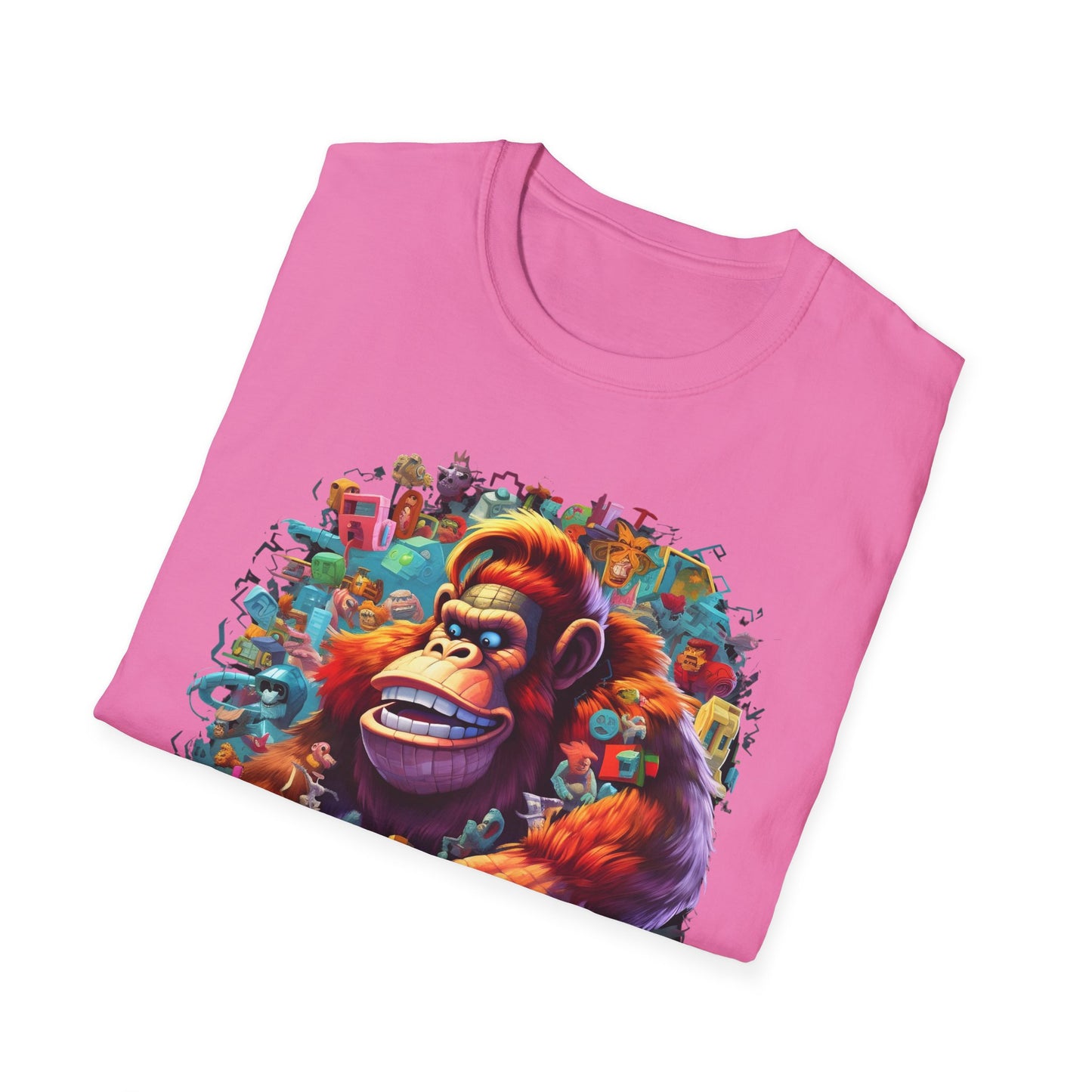 Animals Tees, Funny Animals Shirt, T Shirts with Funny Animals, T-Shirt with Gorilla, Monkey Tees