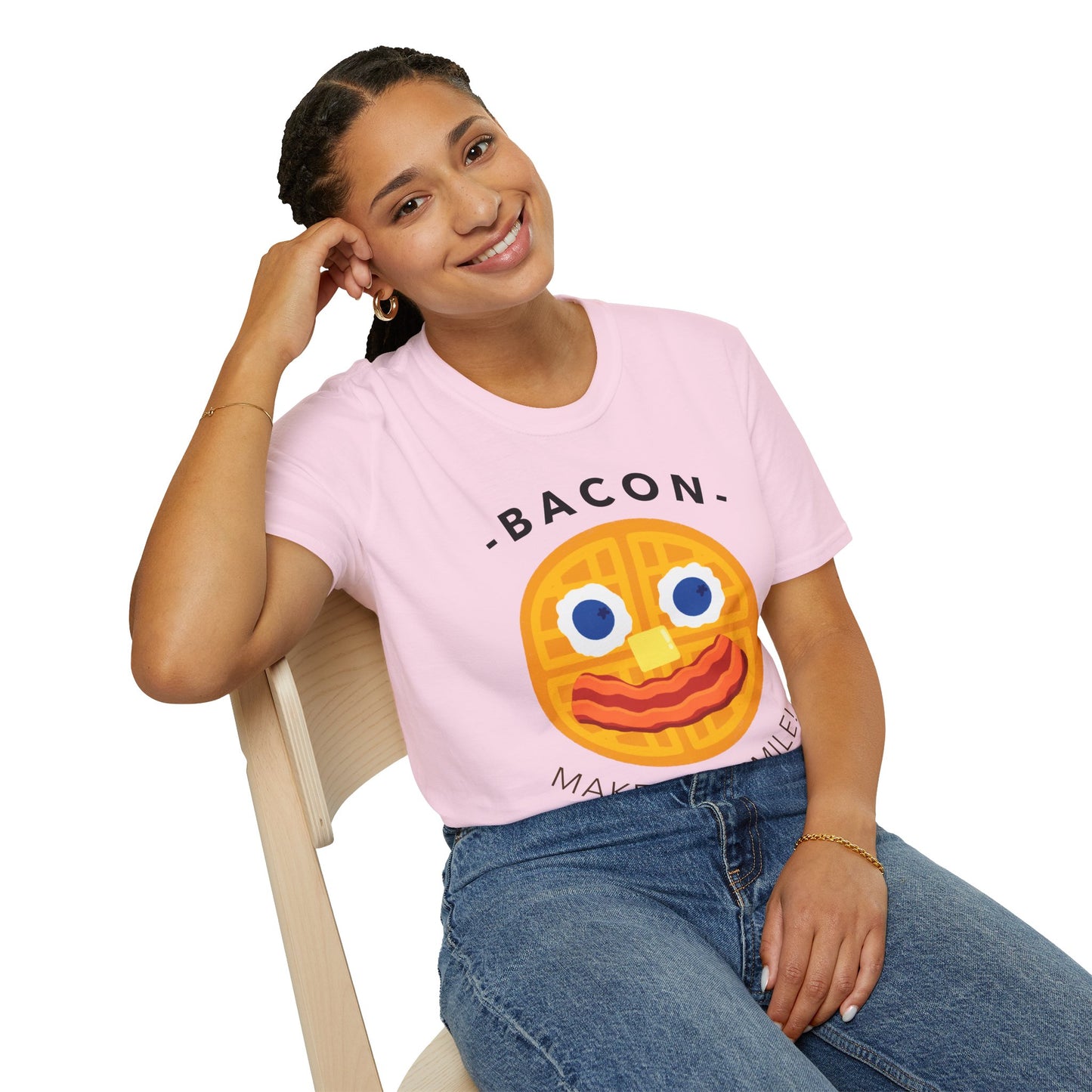 Food Tees, Funny Food T Shirts, Funny T Shirts, Bacon and Egg T Shirt, Egg and Bacon Shirt