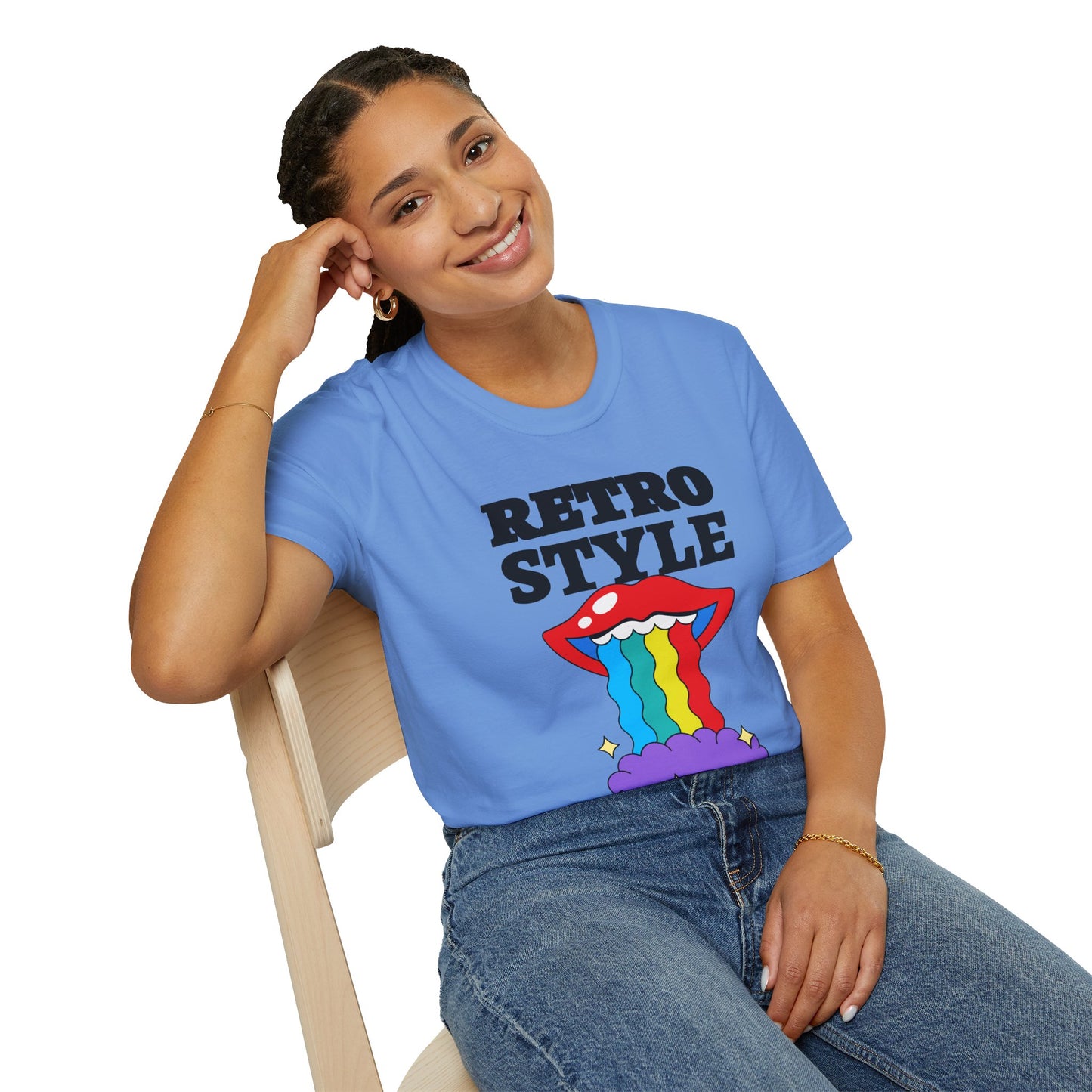 Retro T Shirt, Retro Design Shirt, Retro Art Tee Shirt, T-shirt with Retro Style