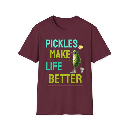 Food Tees, Funny Food T Shirts, Funny T Shirts, Shirt with Vegetables, Shirt with Pickle