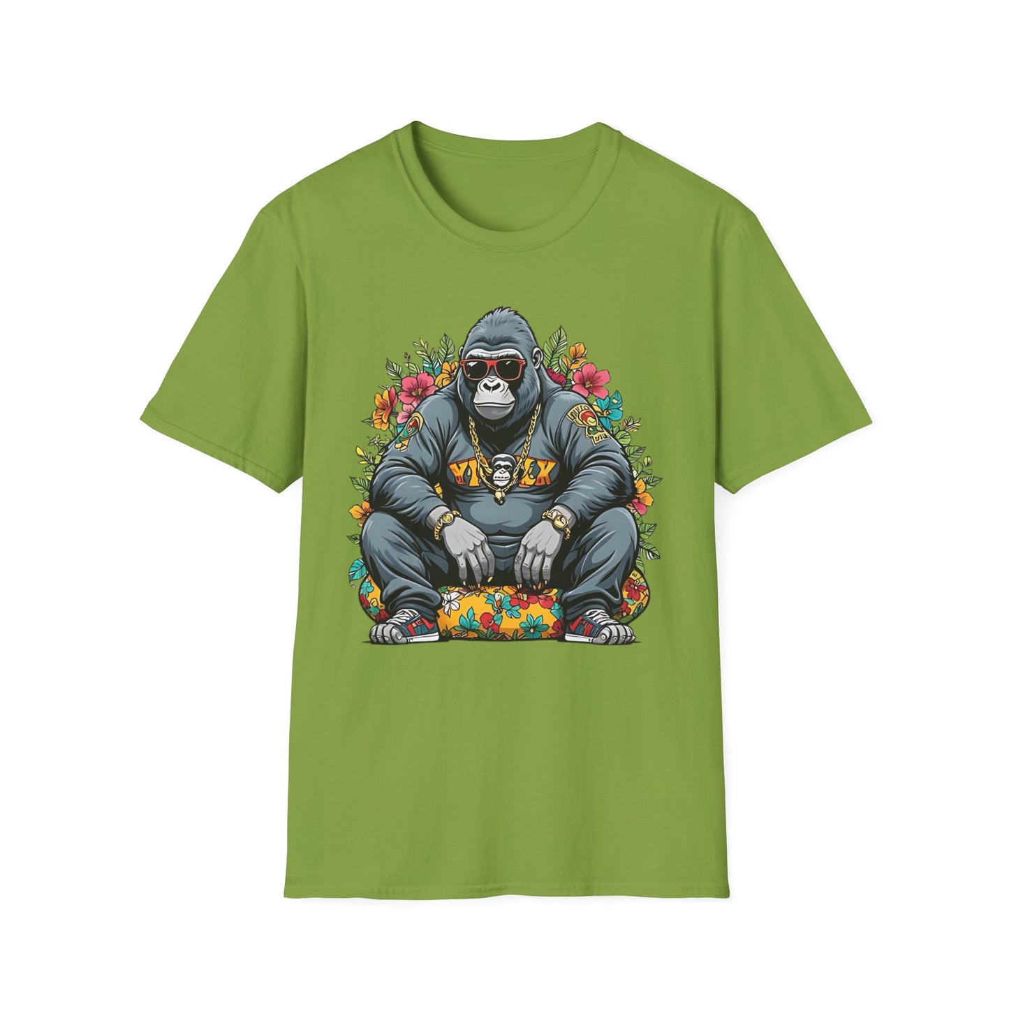 Animals Tees, Funny Animals Shirt, T Shirts with Funny Animals, T-Shirt with Gorilla, Monkey Tees
