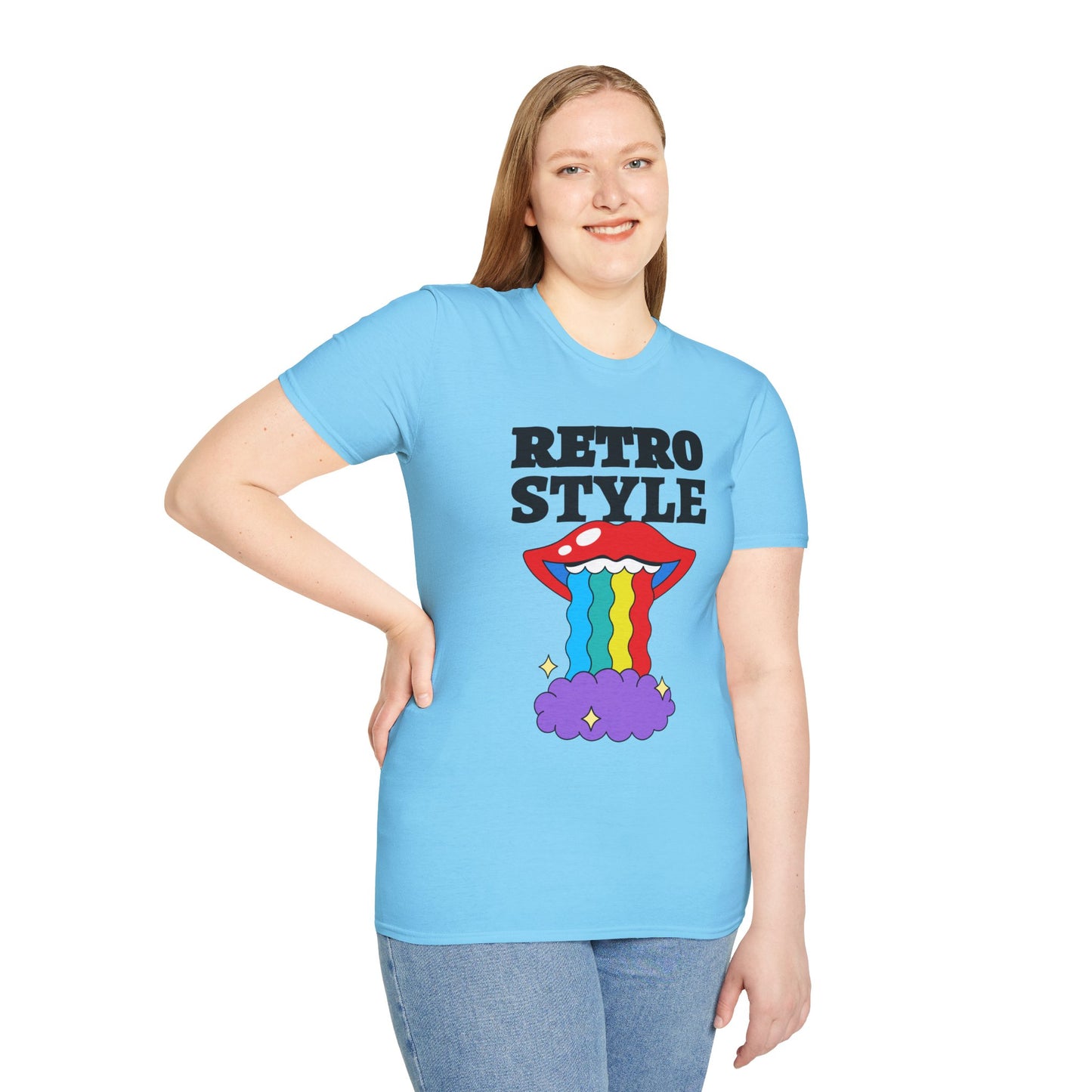 Retro T Shirt, Retro Design Shirt, Retro Art Tee Shirt, T-shirt with Retro Style