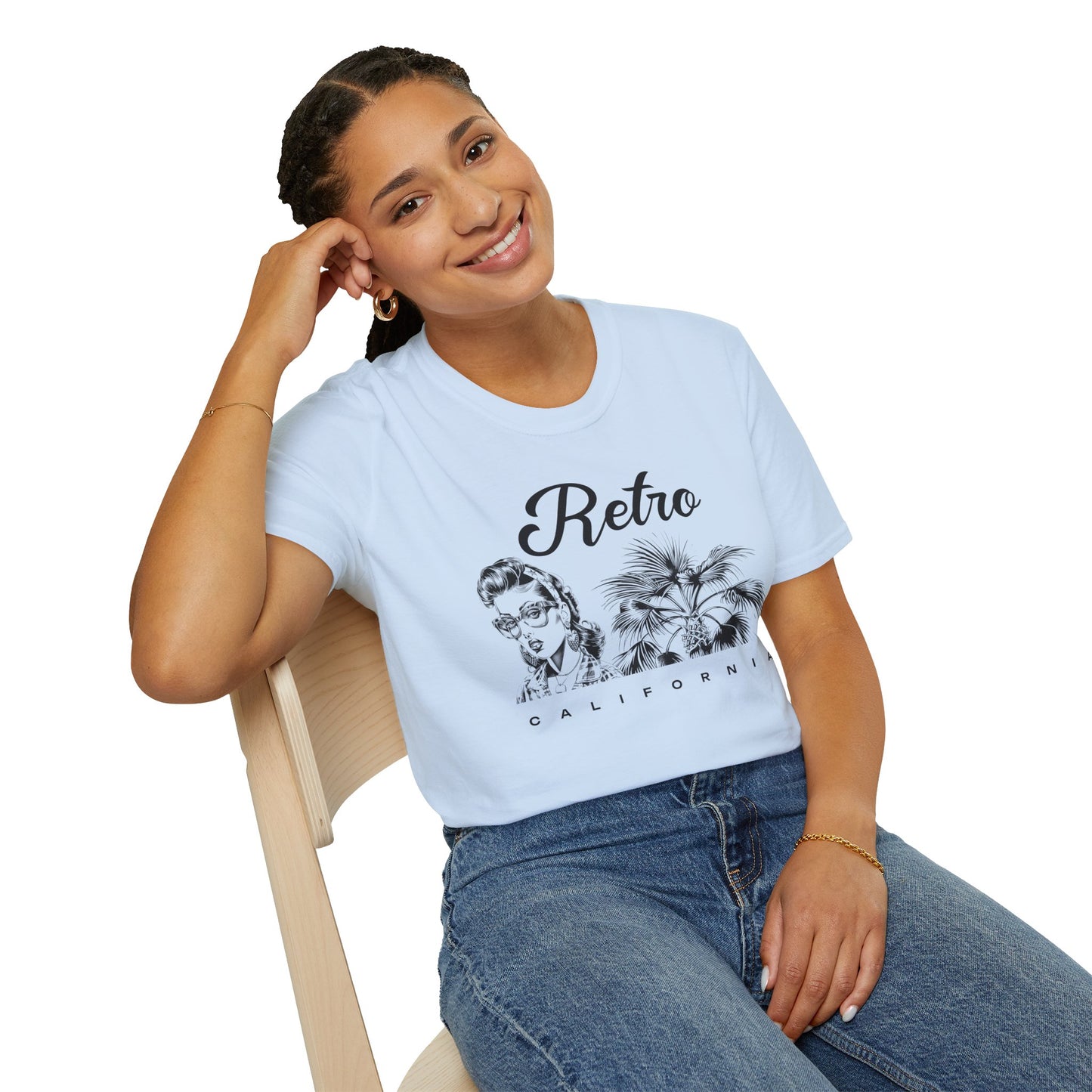 Retro T Shirt, Retro Design Shirt, Retro Art Tee Shirt, T-shirt with Retro Style