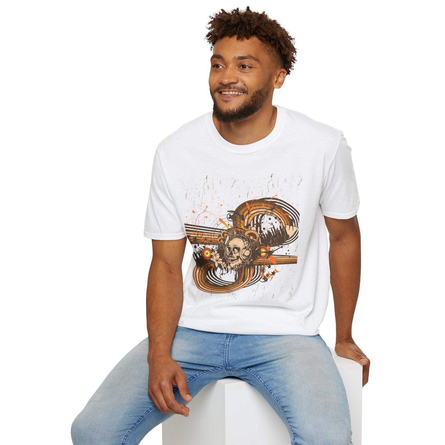 Skull T Shirt, Skull Design Shirt, Skull Art Tee Shirt, T-shirt with Skull 3