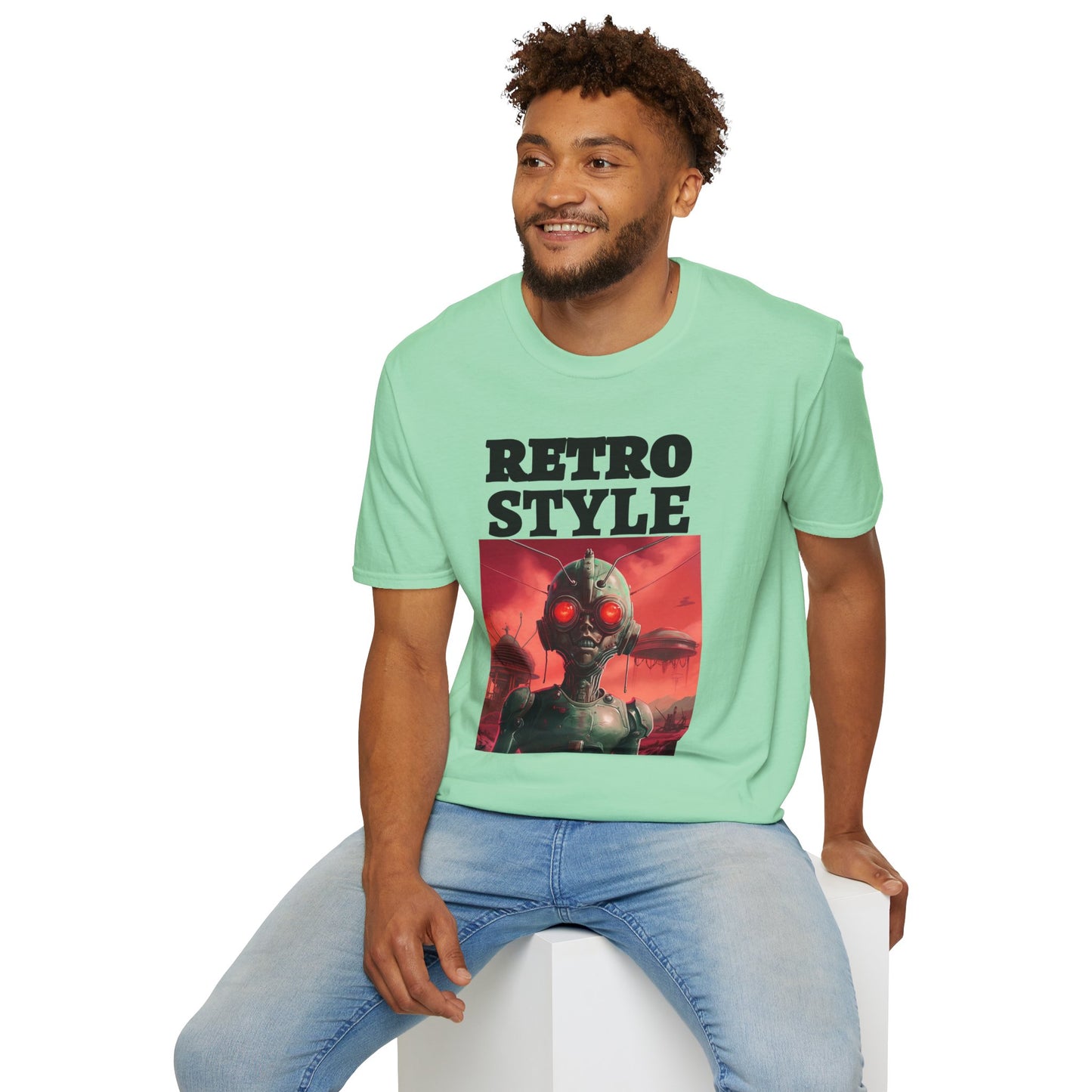Retro T Shirt, Retro Design Shirt, Retro Art Tee Shirt, T-shirt with Retro Style